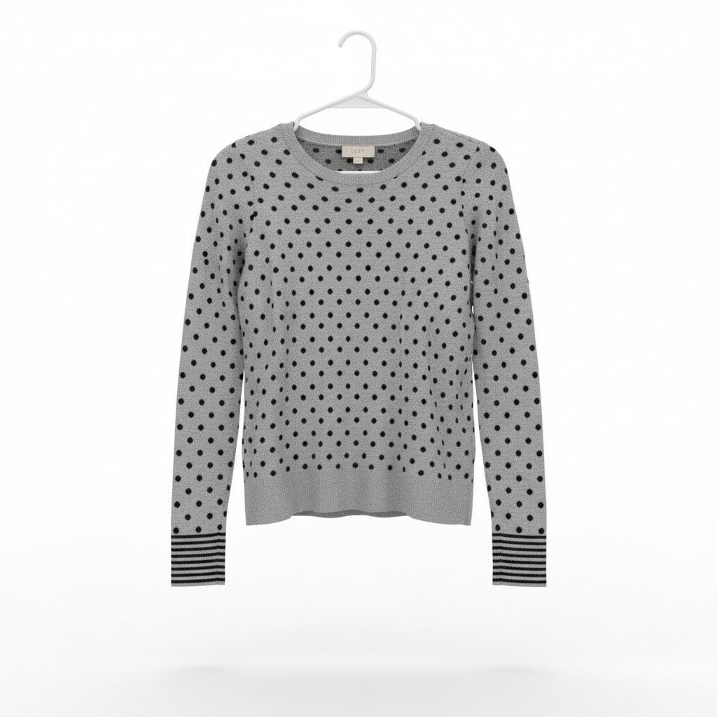 Loft LOFT Outlet Polka Dot Sweater Women’s XS Long Sleeve Size XS / US 0-2 / IT 36-38 - 1 Thumbnail