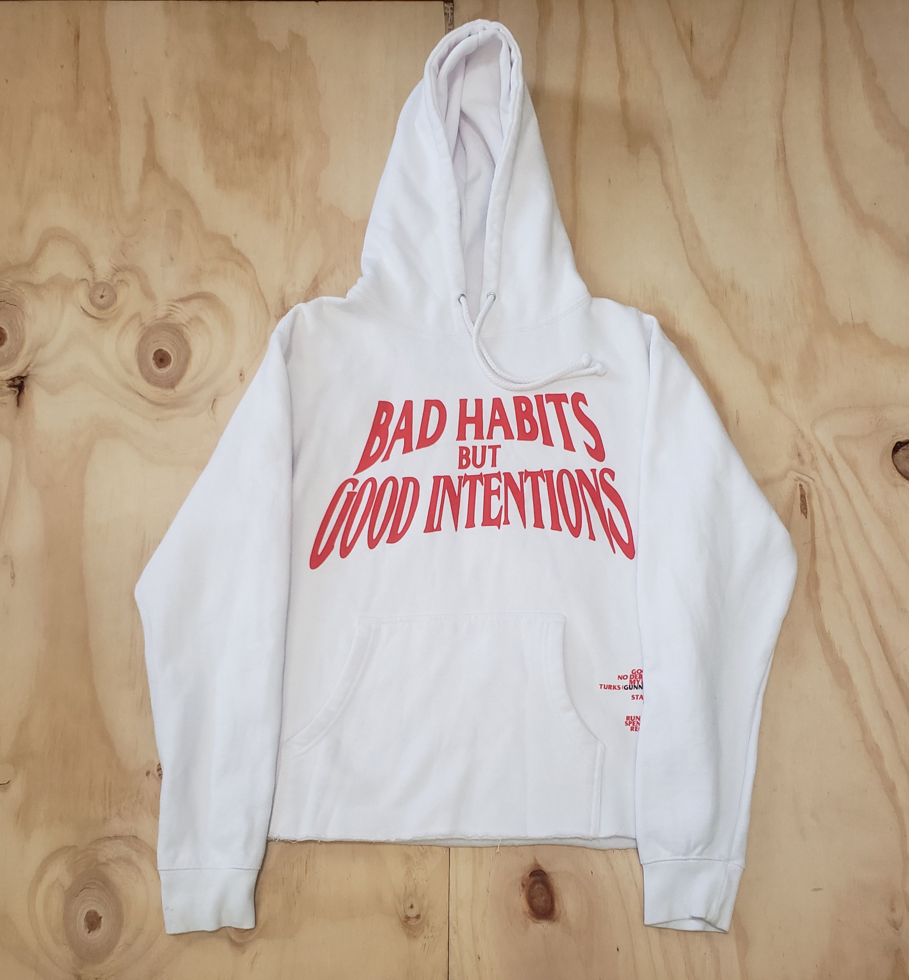 NAV Vlone Nav Bad Habits Hoodie Size US S / EU 44-46 / 1 - 1 Thumbnail