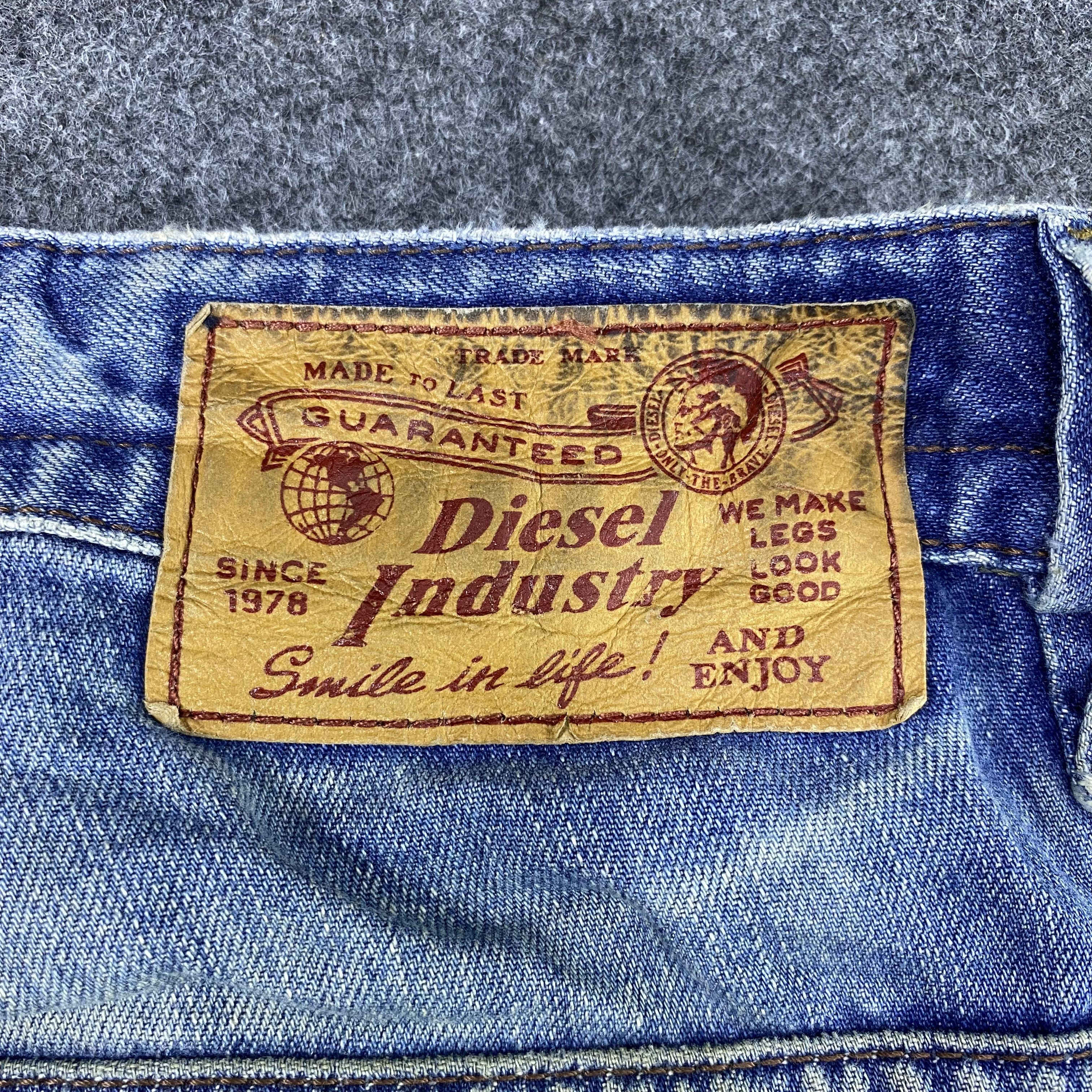 Diesel × If Six Was Nine Diesel Distressed Blue Wash Jeans-J1173 Size US 35 - 12 Thumbnail