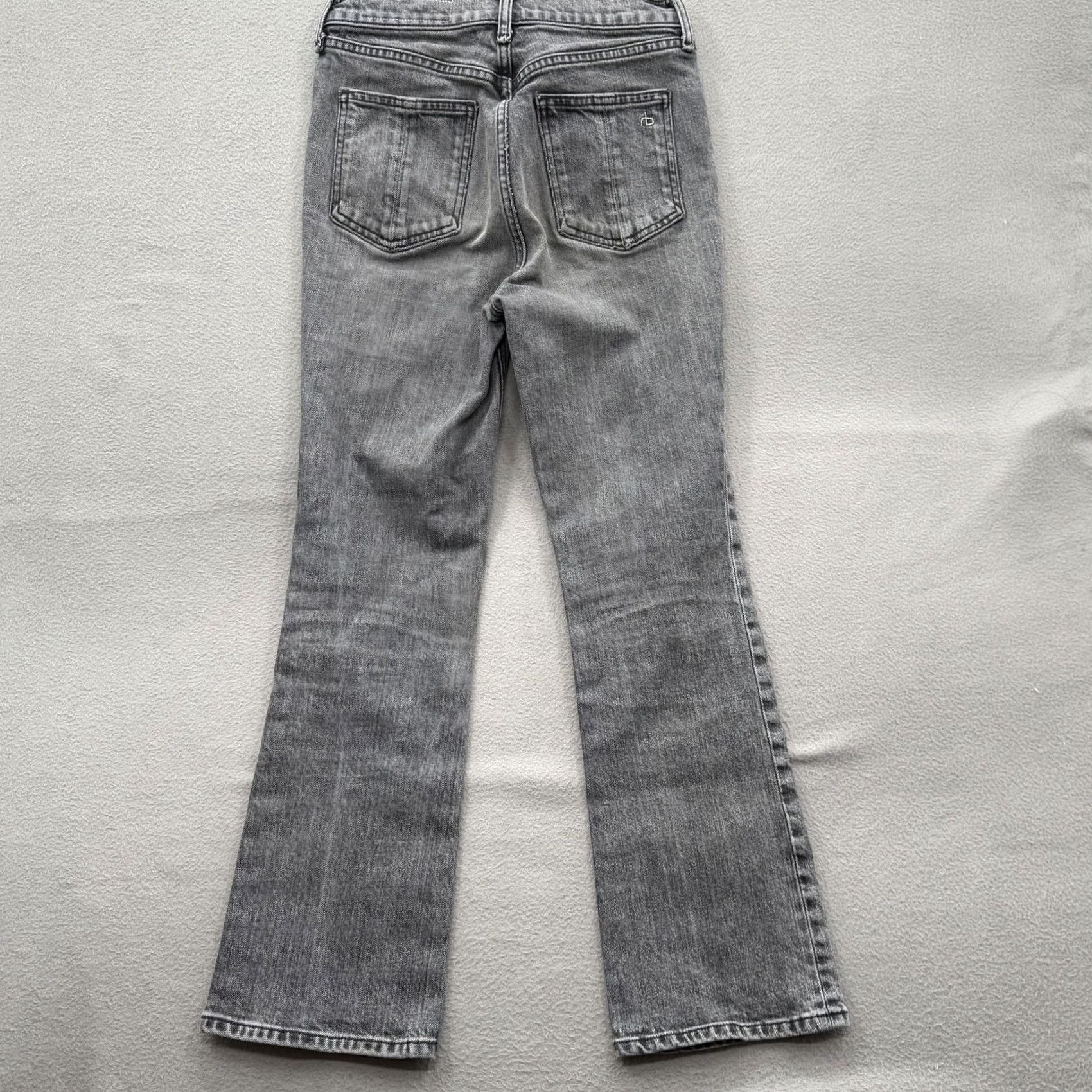 Rag & Bone Rag & Bone Jeans Womens 26 Gray Flare Leg Stretch Denim W2015447VON VON Wash Jeans Women Gray Flare Leg City Retro Vintage NoN/A Size 26" / US 2 / IT 38 - 2 Thumbnail