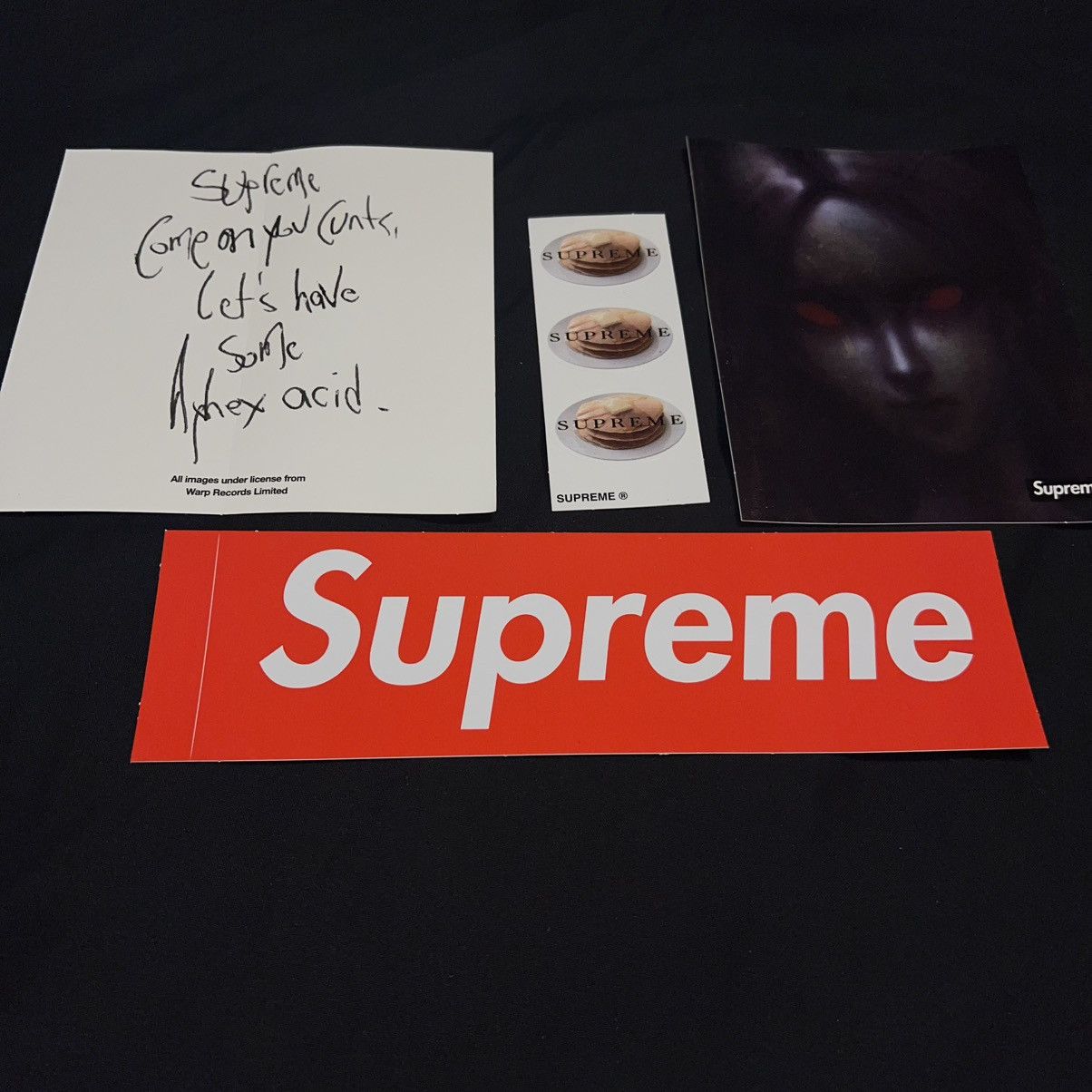 Supreme × Vintage NEW SUPREME Sticker Lot Bundle Aphex Twin Mini Pancake Eyes Size ONE SIZE - 3 Thumbnail