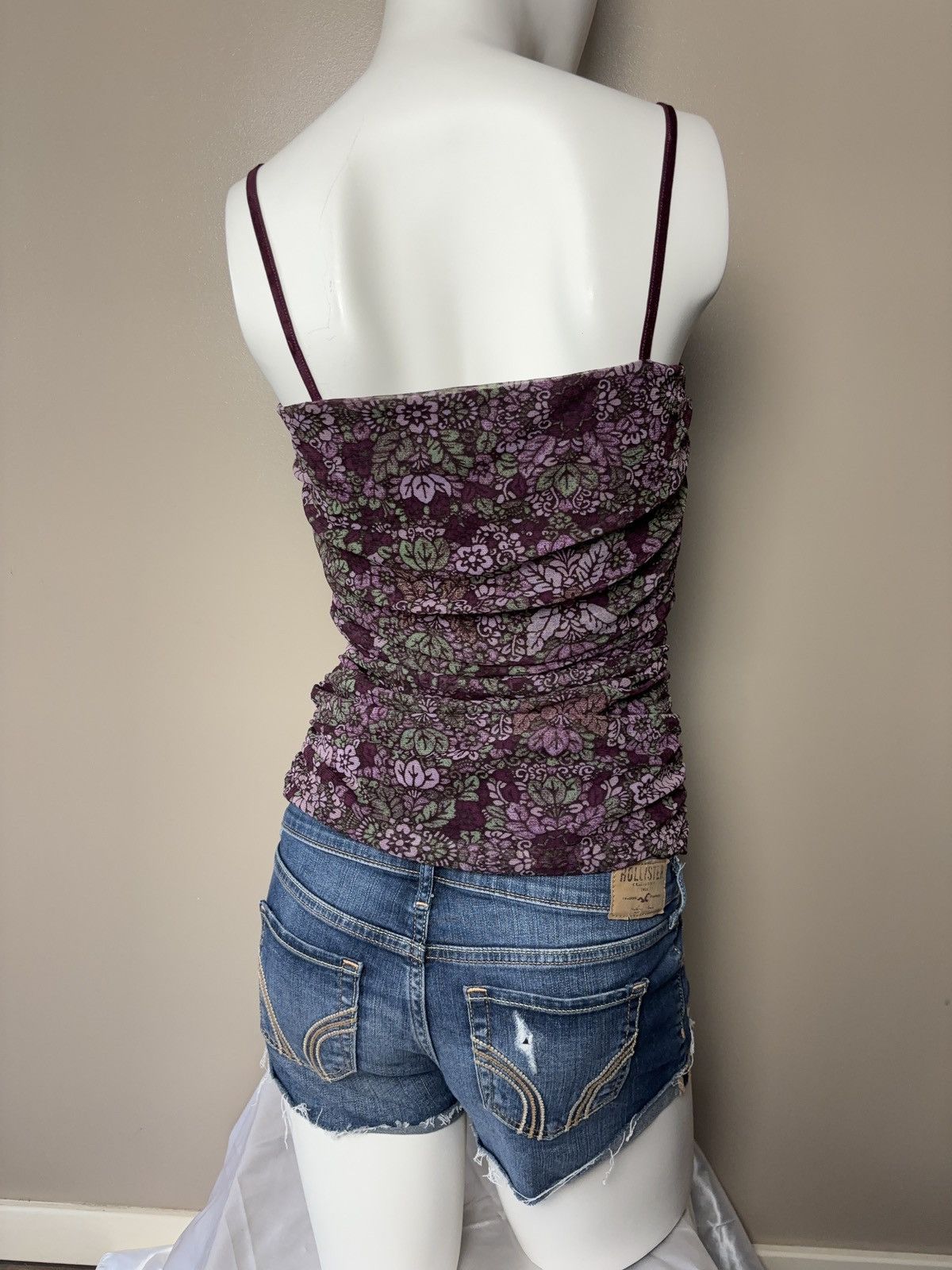 Vintage Mesh floral vintage ruffles tank top Size M / US 6-8 / IT 42-44 - 3 Thumbnail