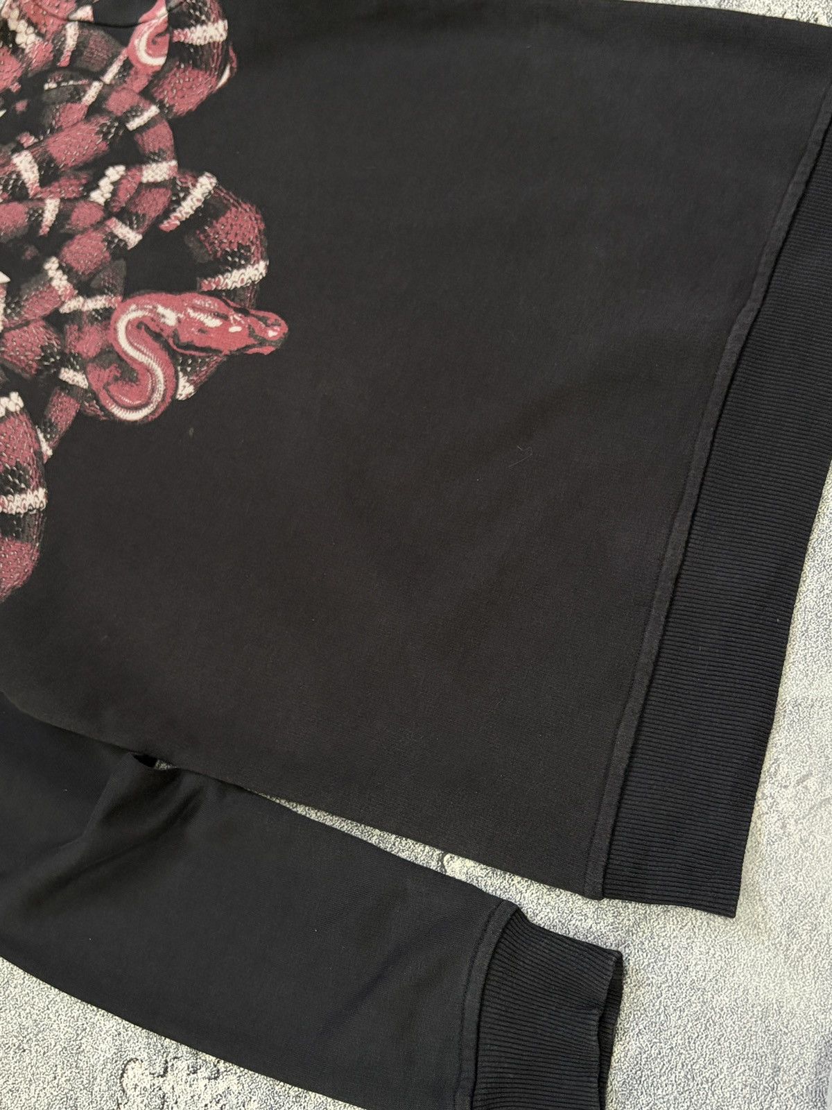 Marcelo Burlon Marcelo Burlon Snake Wings Print Sweatshirt Black Italy M Size US M / EU 48-50 / 2 - 15 Thumbnail