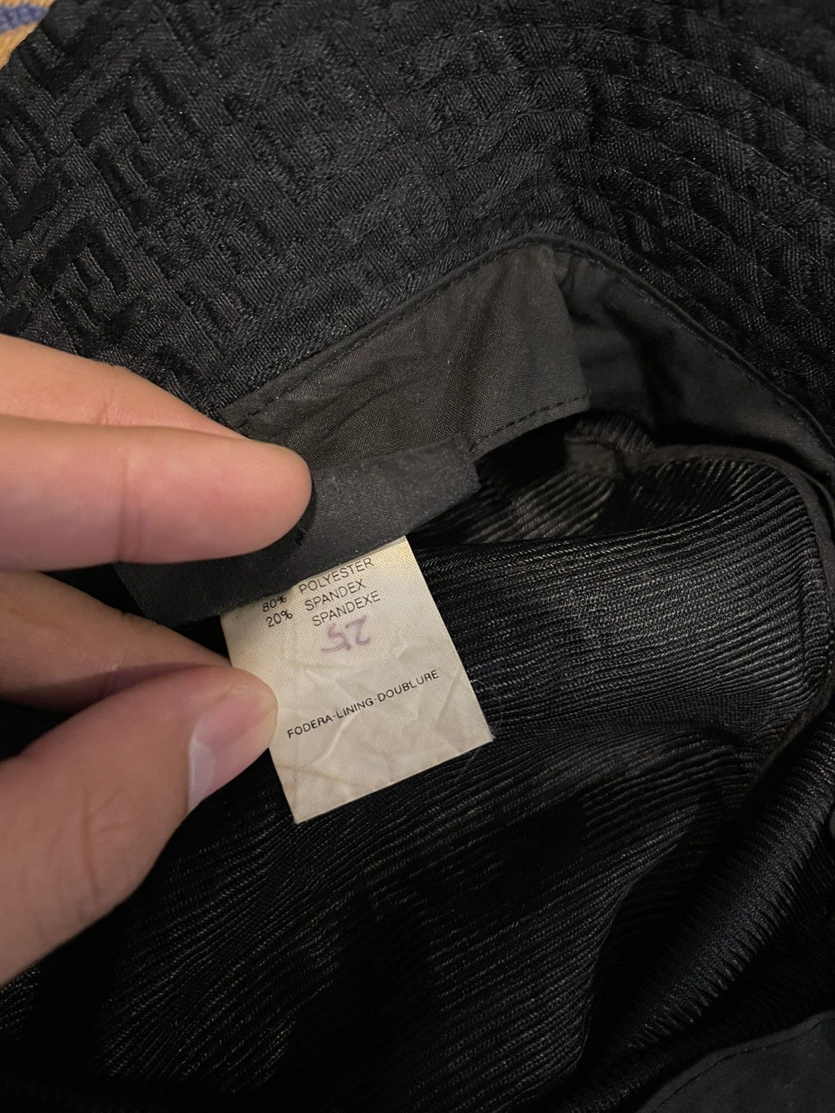 Fendi FENDI MONOGRAM FF-JACQUARD BUCKET HAT Size ONE SIZE - 6 Thumbnail