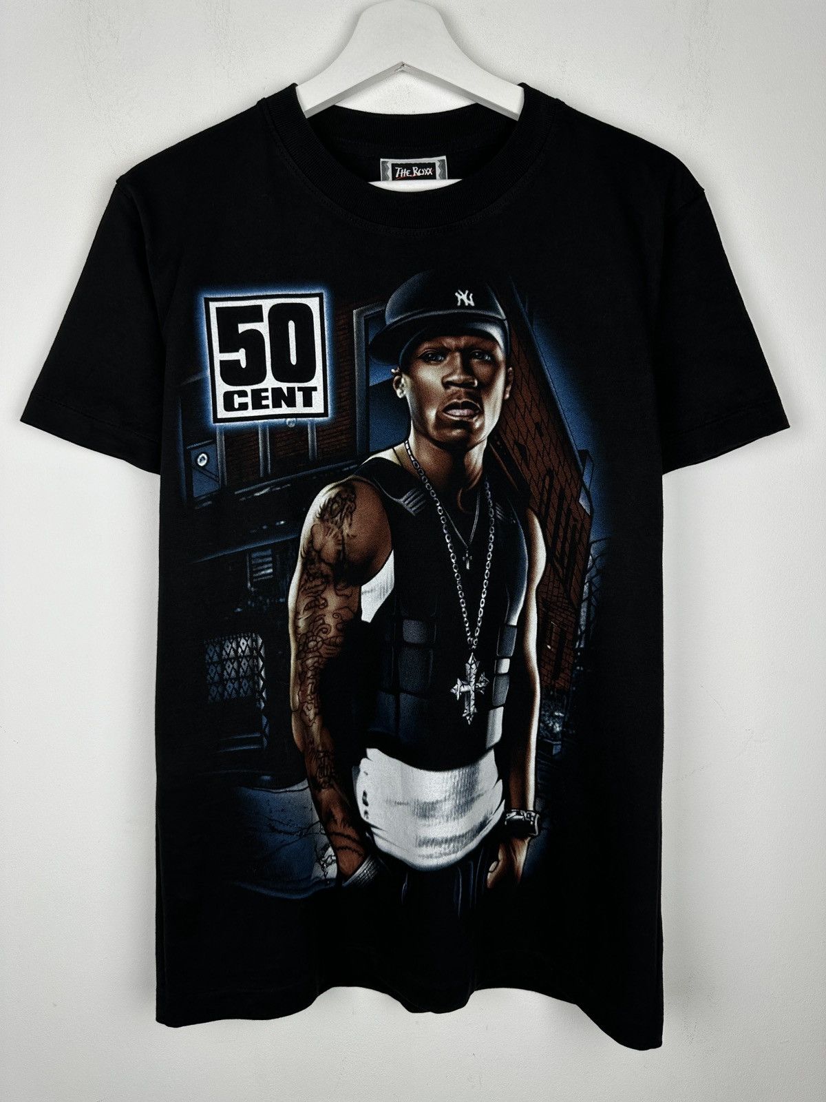 Band Tees Y2K 50 Cent Rap Graphic T Shirt Tee Vintage Single Stitch Size US M / EU 48-50 / 2 - 1 Thumbnail