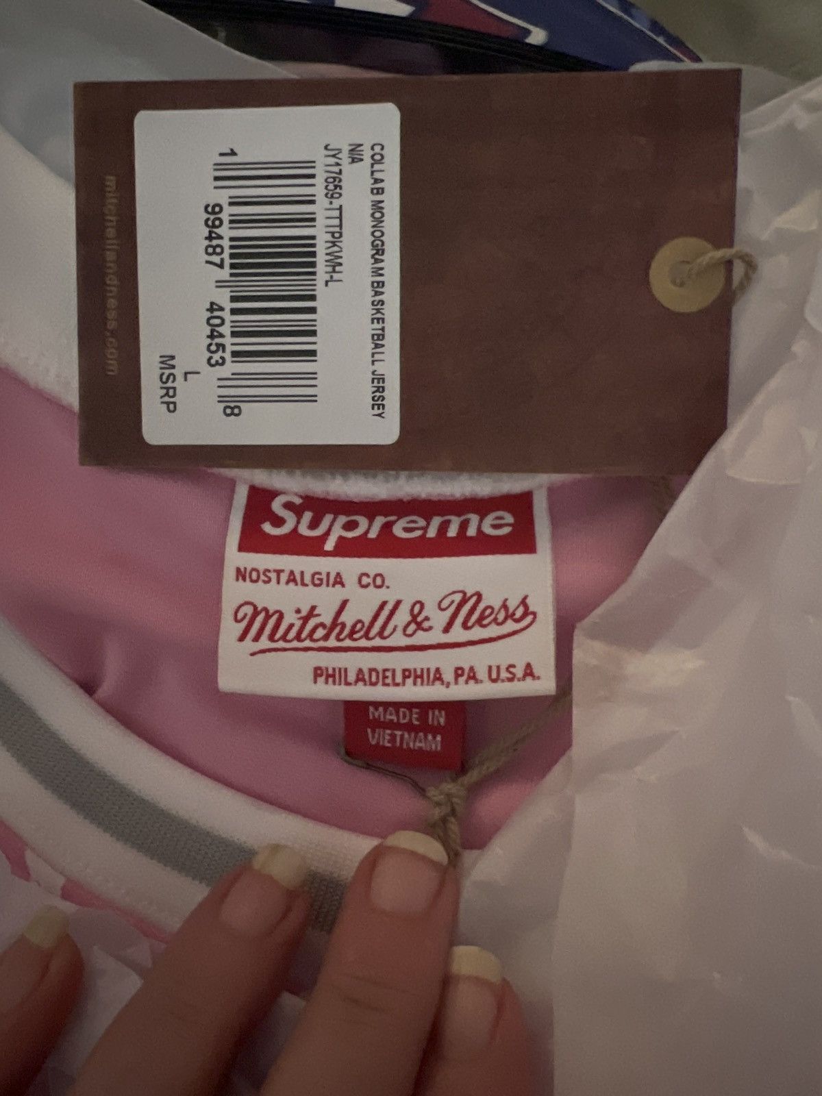 Mitchell & Ness × Supreme Supreme Basketball Jersey & Shorts Mitchell & Ness Size US L / EU 52-54 / 3 - 6 Thumbnail