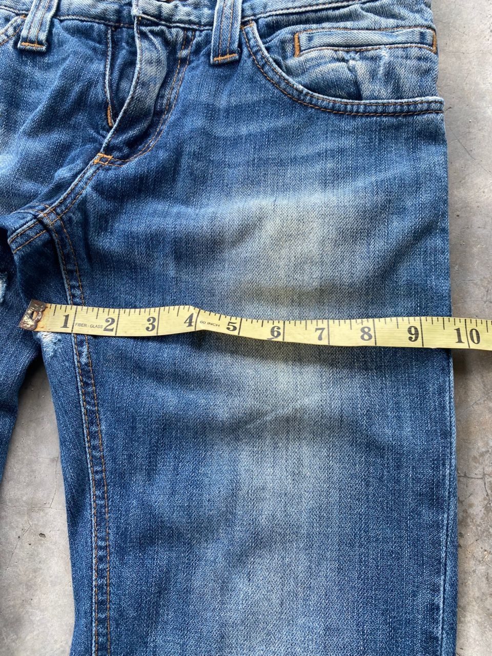 Dolce & Gabbana 💥BEST OFFER💥DOLCE & GABANNA 14 GOLD DISTRESSED DENIM Size 30" / US 8 / IT 44 - 9 Thumbnail