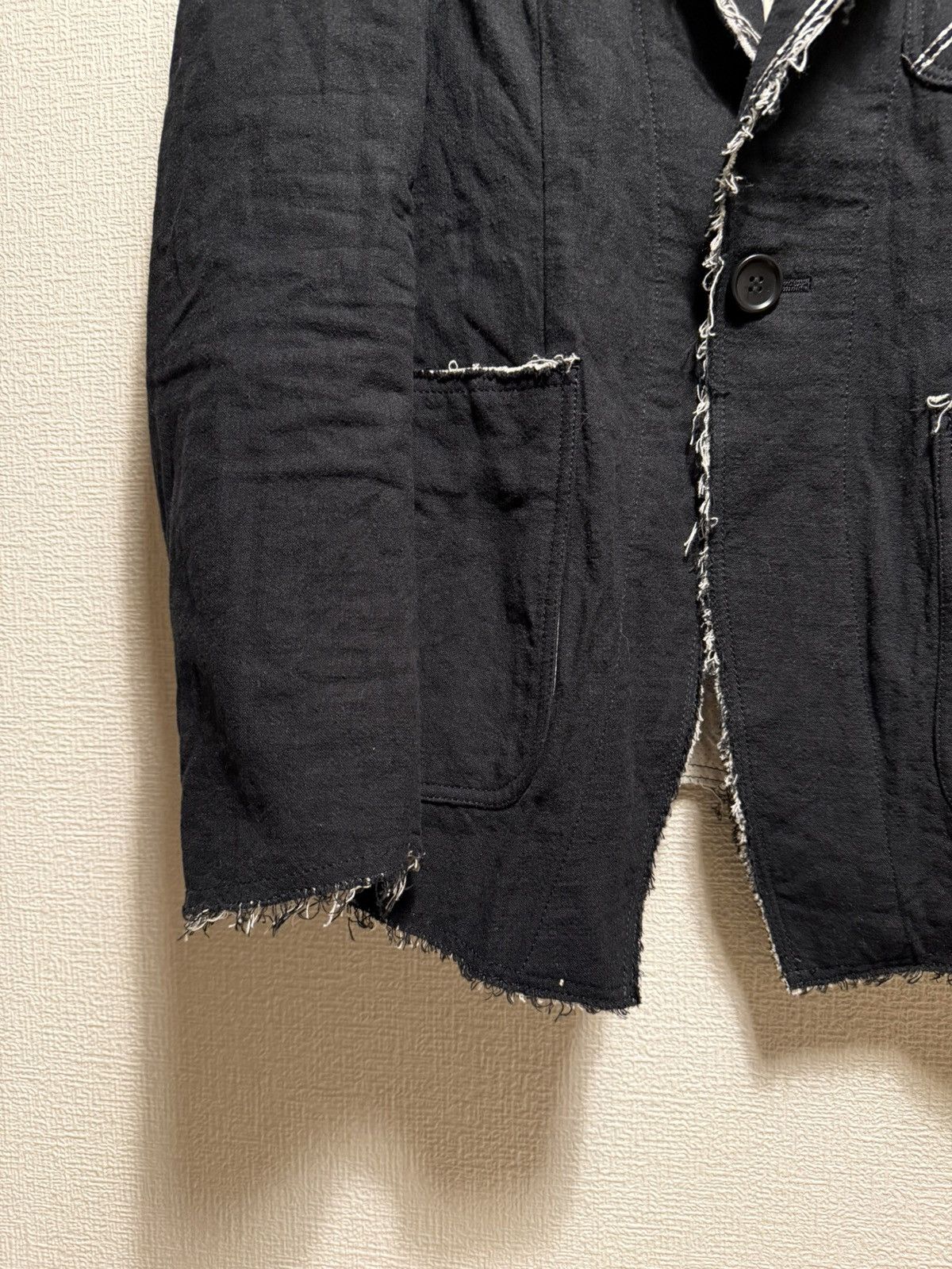 Share Spirit Homme Share Spirit HOMME FRINGED EDGES BLAZER JACKET DAMAGE Size M / US 6-8 / IT 42-44 - 5 Thumbnail