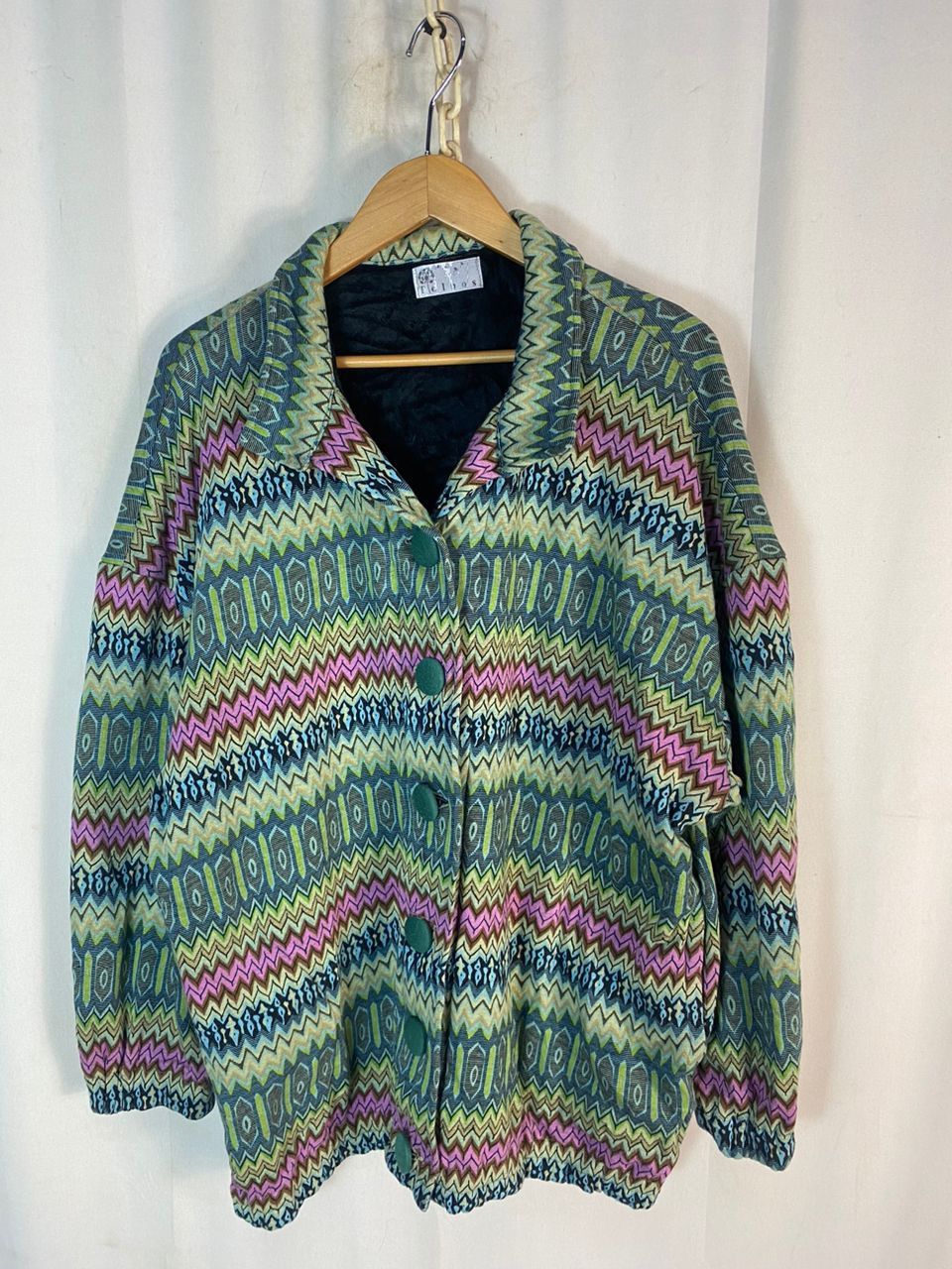 Other Ticidos button up multicolor beggie jacket Size L / US 10 / IT 46 - 1 Thumbnail