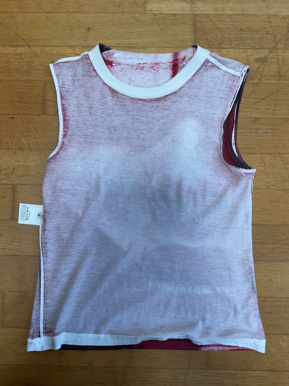 Maison Margiela Maison Margiela Face Pointillism Full Print Tank Top Size M / US 6-8 / IT 42-44 - 7 Thumbnail