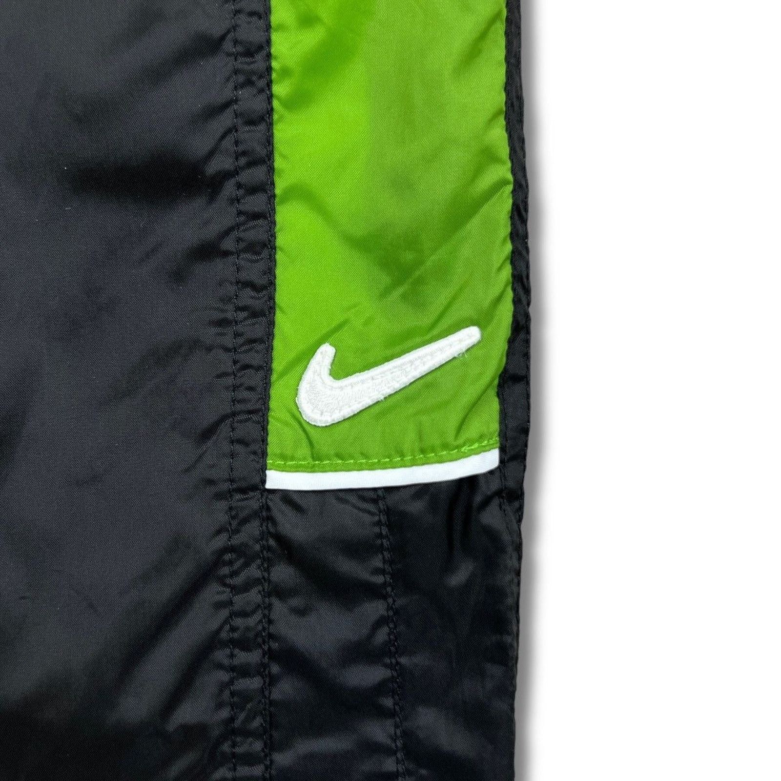 Nike × Vintage Vintage 90s Nike Sportswear Track Pants Medium Swoosh Jogger Size US 27 - 2 Thumbnail