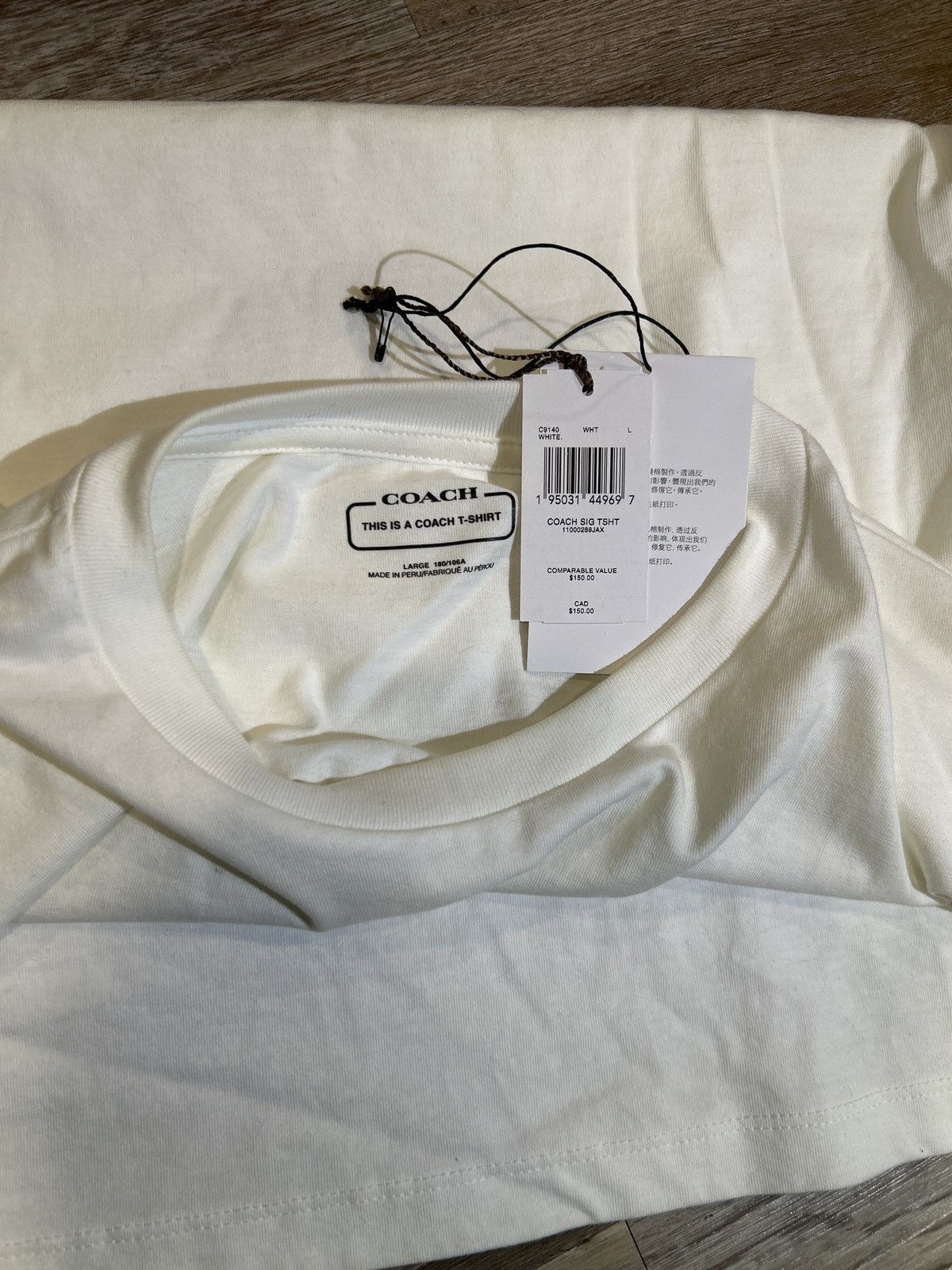 Coach Coach logo tshirt Size US L / EU 52-54 / 3 - 3 Thumbnail