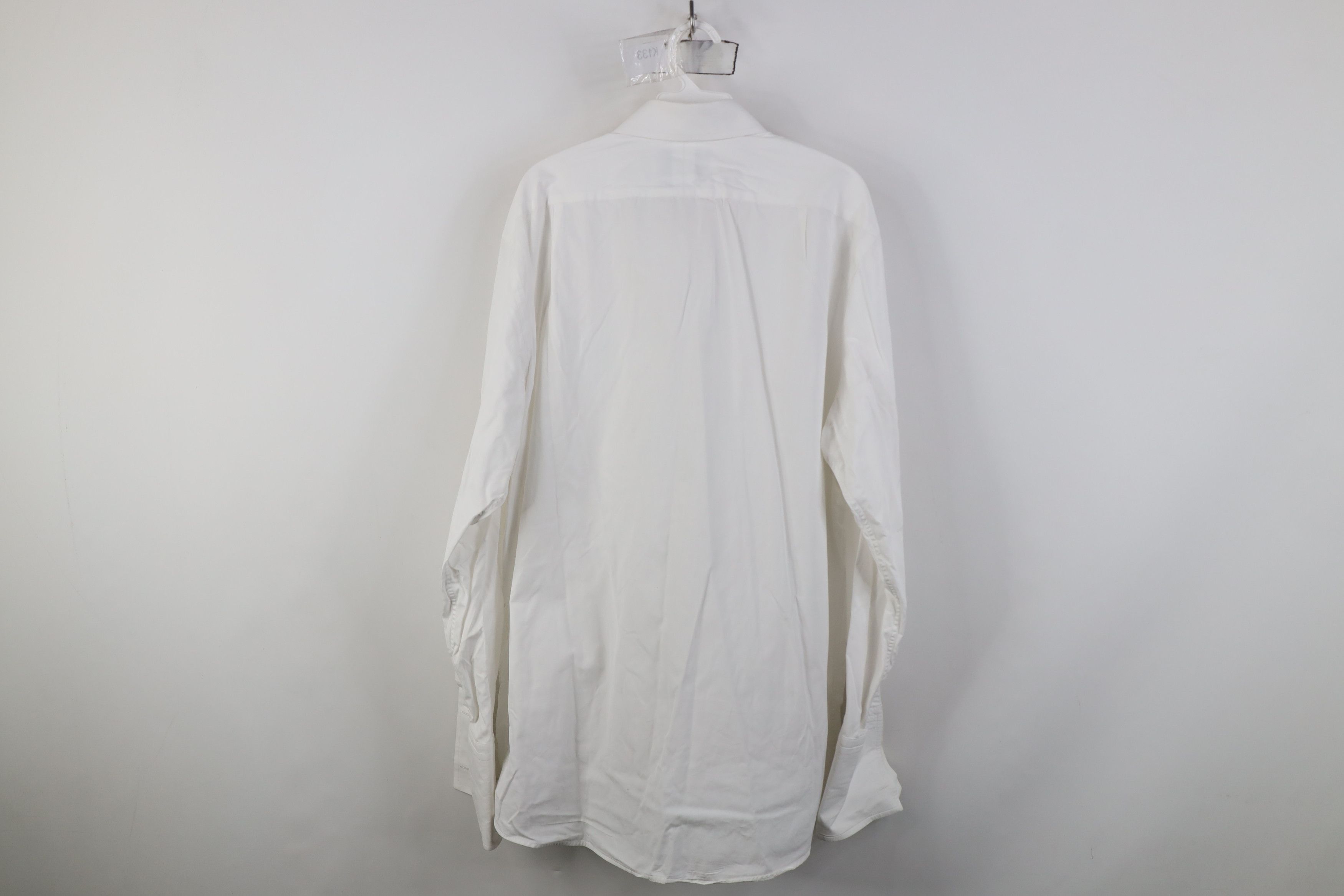 Vintage Charles Tyrwhitt Fit French Cuff Collared Dress Shirt White Size US M / EU 48-50 / 2 - 9 Thumbnail