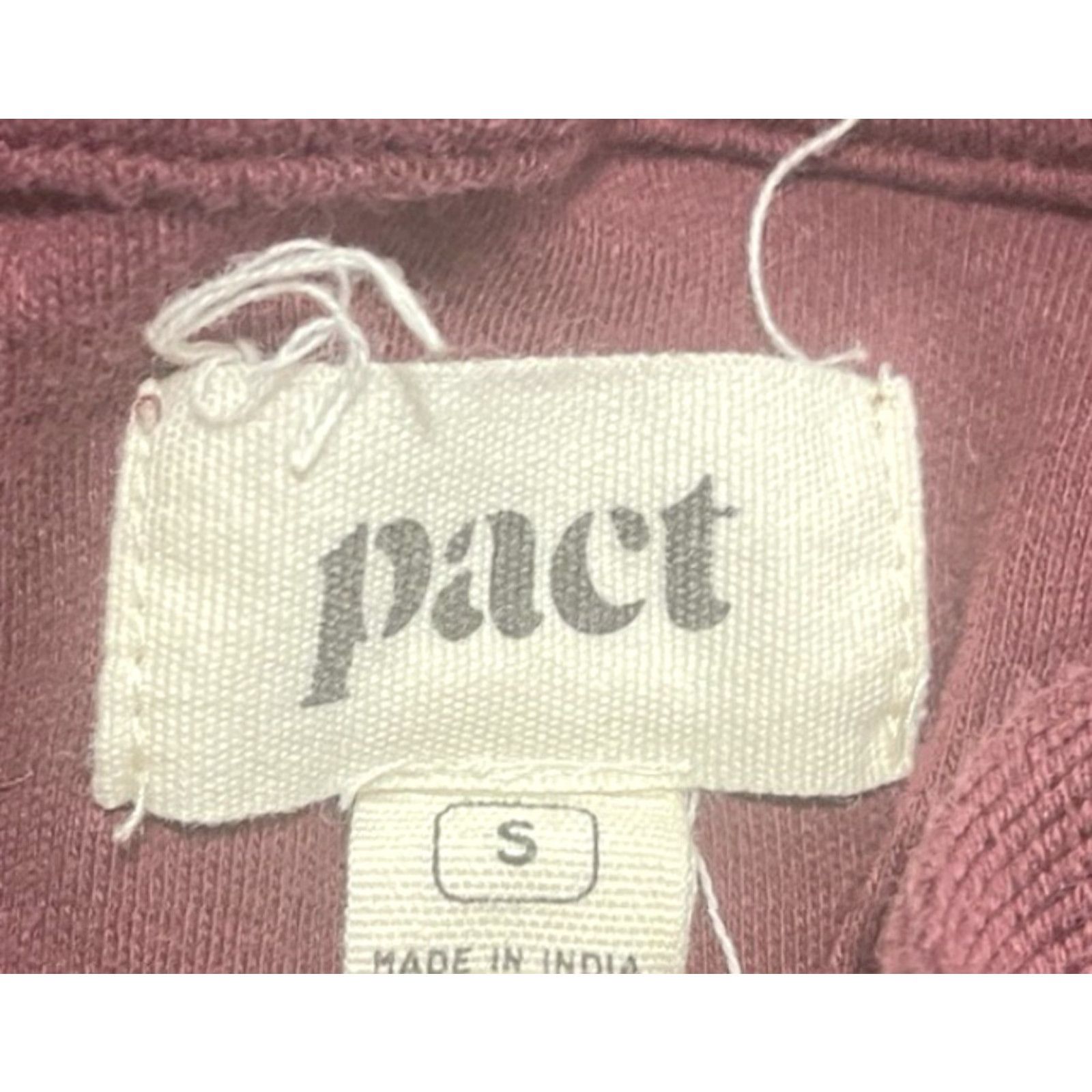 Vintage Pact Hoodie Mens Size XL Organic Cotton Red Pullover Sweatshirt Crew Neck Hooded Pockets Solid Vintage No Size US S / EU 44-46 / 1 - 4 Thumbnail
