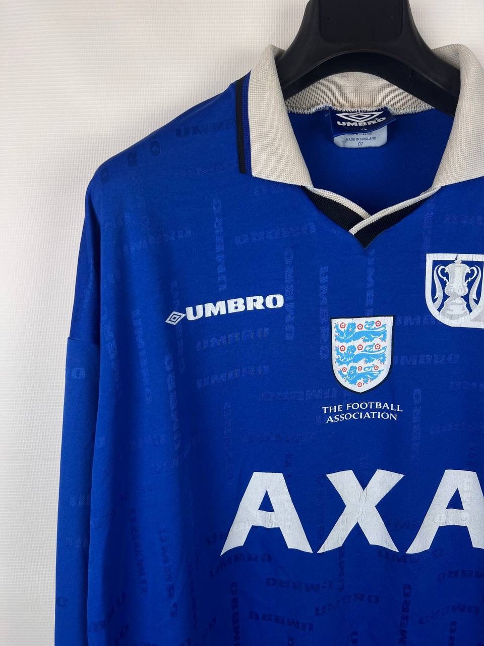 Other England F.A. CUP Shirt AXA 11 number 90s Jersey Umbro XL Size US XL / EU 56 / 4 - 5 Thumbnail