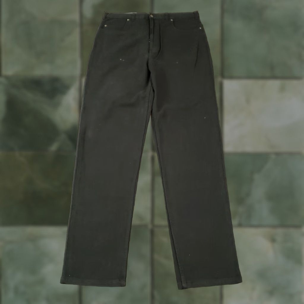 Vintage Harbor Bay Jeans Mens 36x35 Black Denim Straight Leg Classic Fit 5 Pocket Jeans Mens Boys Womens Size US 36 / EU 52 - 1 Thumbnail