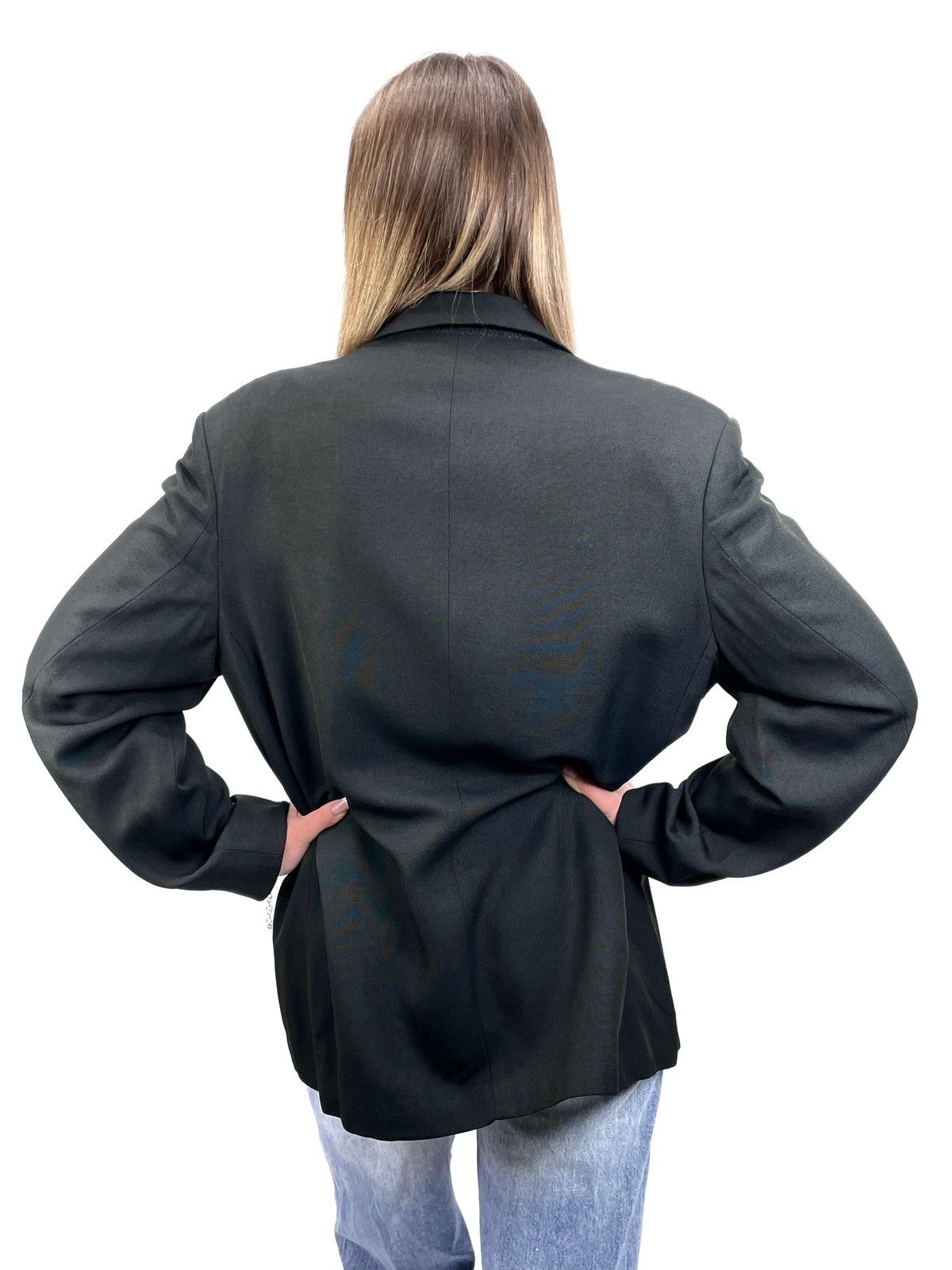Yohji Yamamoto Vintage Yohji Yamamoto Archive Silk Blend Blazer – Size M Size M / US 6-8 / IT 42-44 - 9 Thumbnail