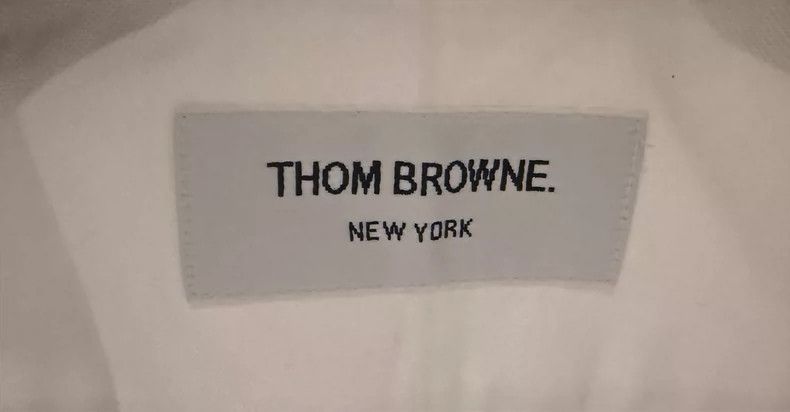 Thom Browne Thom Browne size4 Classic three-color shirt with front plac Size US XL / EU 56 / 4 - 2 Thumbnail