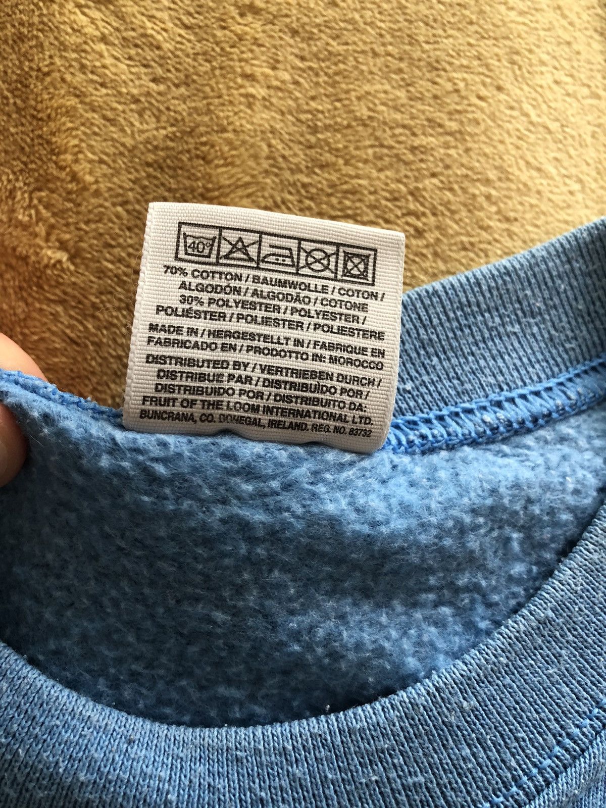 Fruit Of The Loom × Vintage FRUIT OF THE LOOM CLASSIC VINTAGE CREWNECK SWEATSHIRT Size US L / EU 52-54 / 3 - 4 Thumbnail