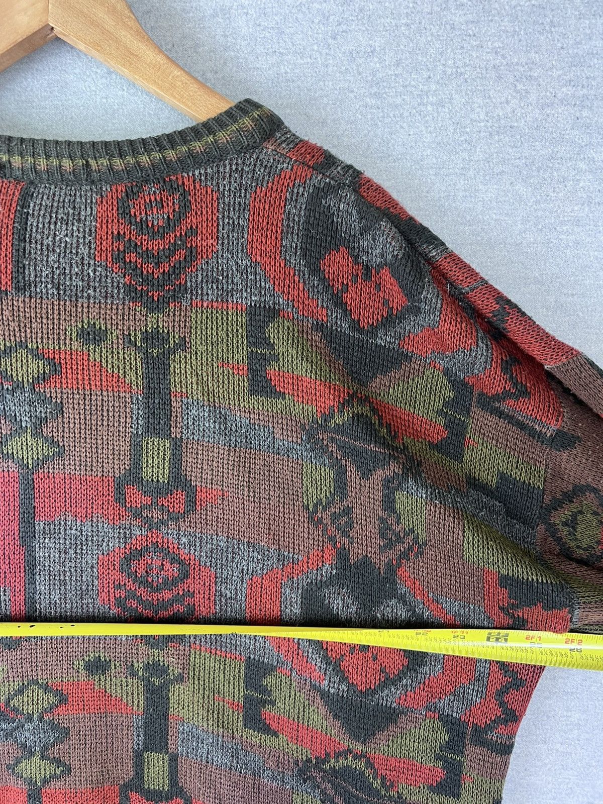 Vintage Mark Astor? Vintage Abstract Sweater XL Mens Long Sleeve Size US XL / EU 56 / 4 - 6 Thumbnail