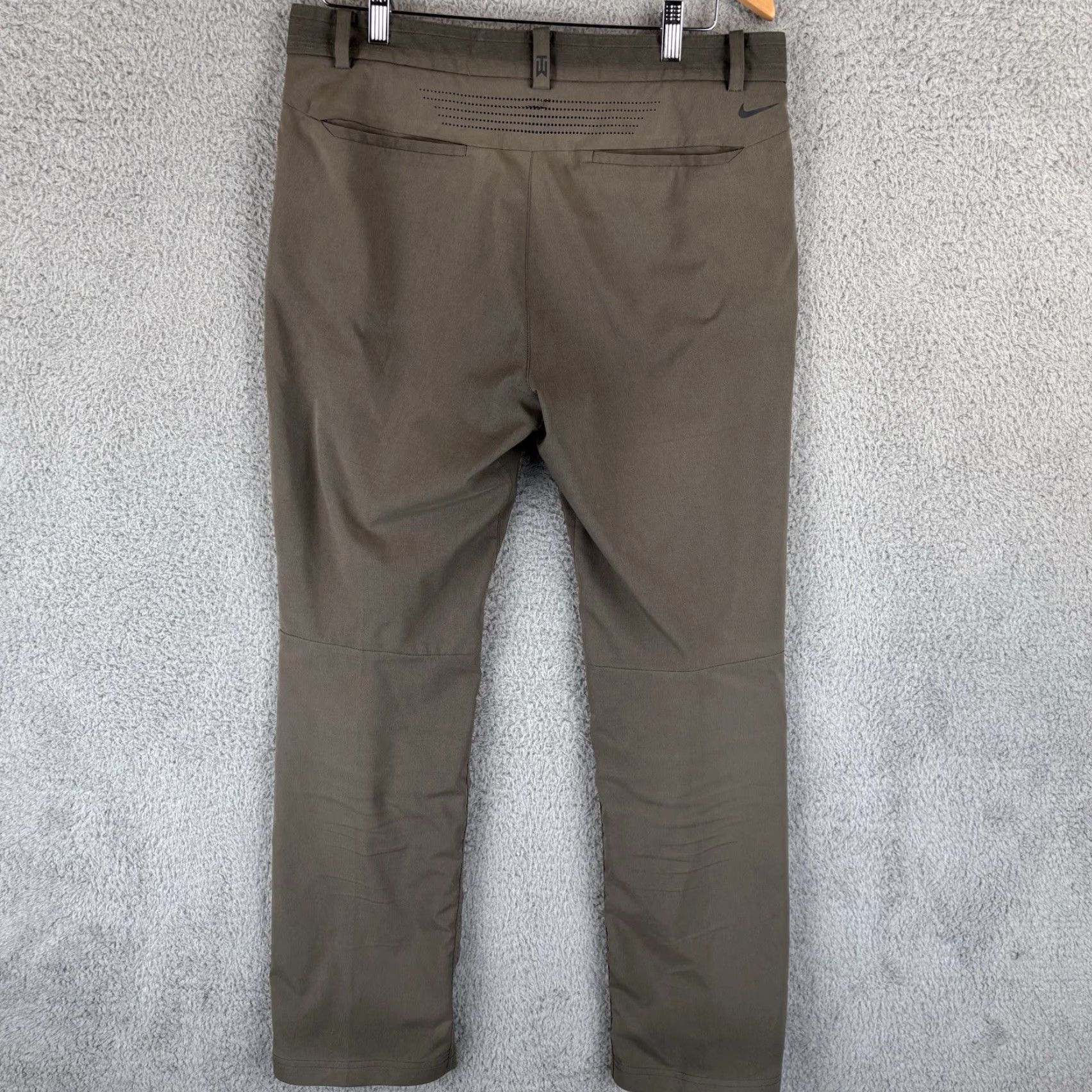 Nike Nike Tiger Woods Collection Pants Mens 34x32 Olive Golf Performance Vented READ Size US 34 / EU 50 - 5 Thumbnail