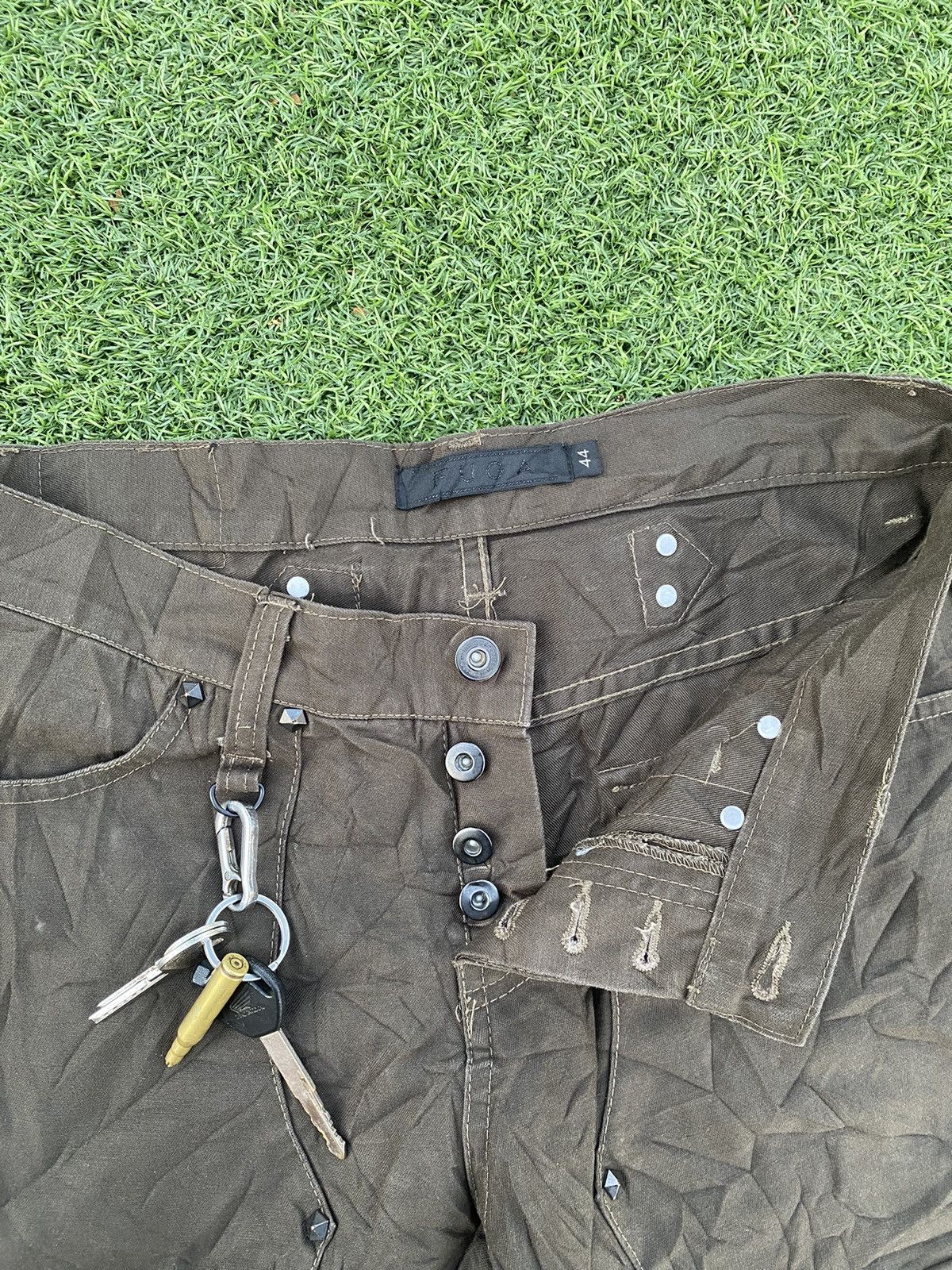 If Six Was Nine FUGA DOUBLE KNEE CARGO TACTICAL PANTS Size US 31 - 6 Thumbnail