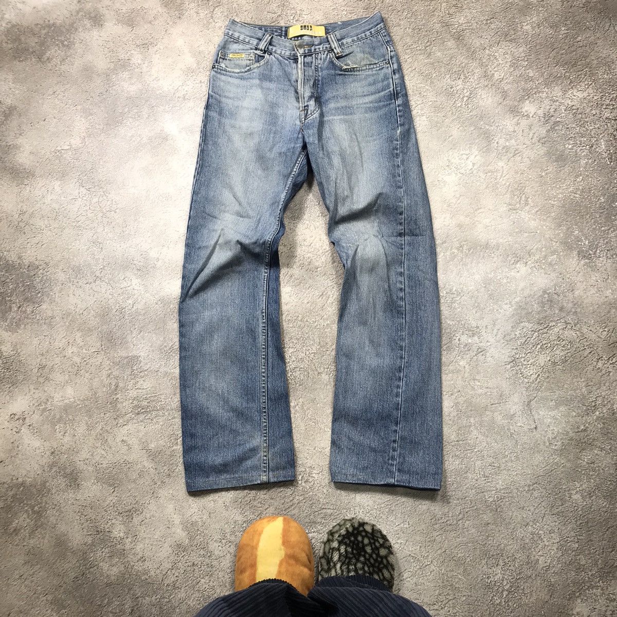 Vintage Vintage Y2K Baggy Distressed Flared Jeans Grunge Logo 26 Size 26" / US 2 / IT 38 - 1 Thumbnail