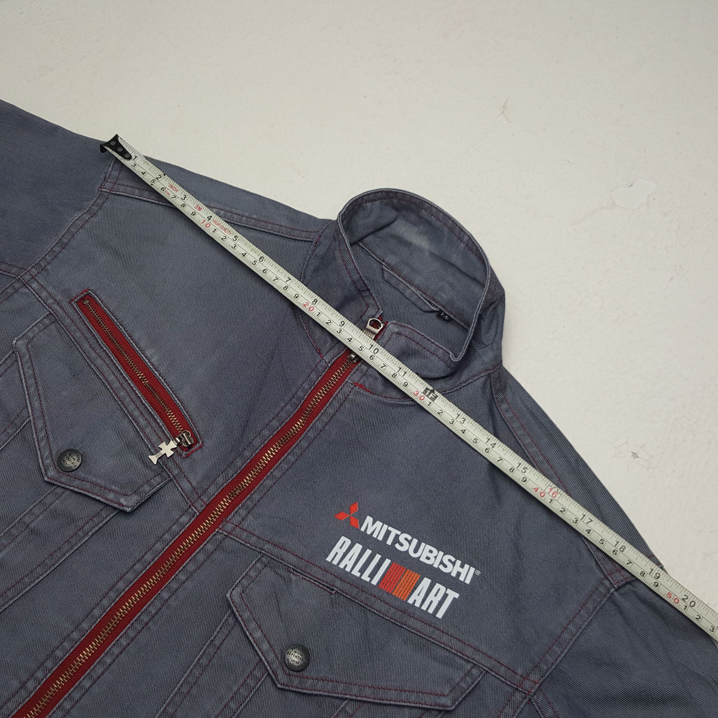 Japanese Brand × Vintage Vintage Mitsubishi Ralli Art Japanese Racing Custom Jacket Size US M / EU 48-50 / 2 - 6 Thumbnail