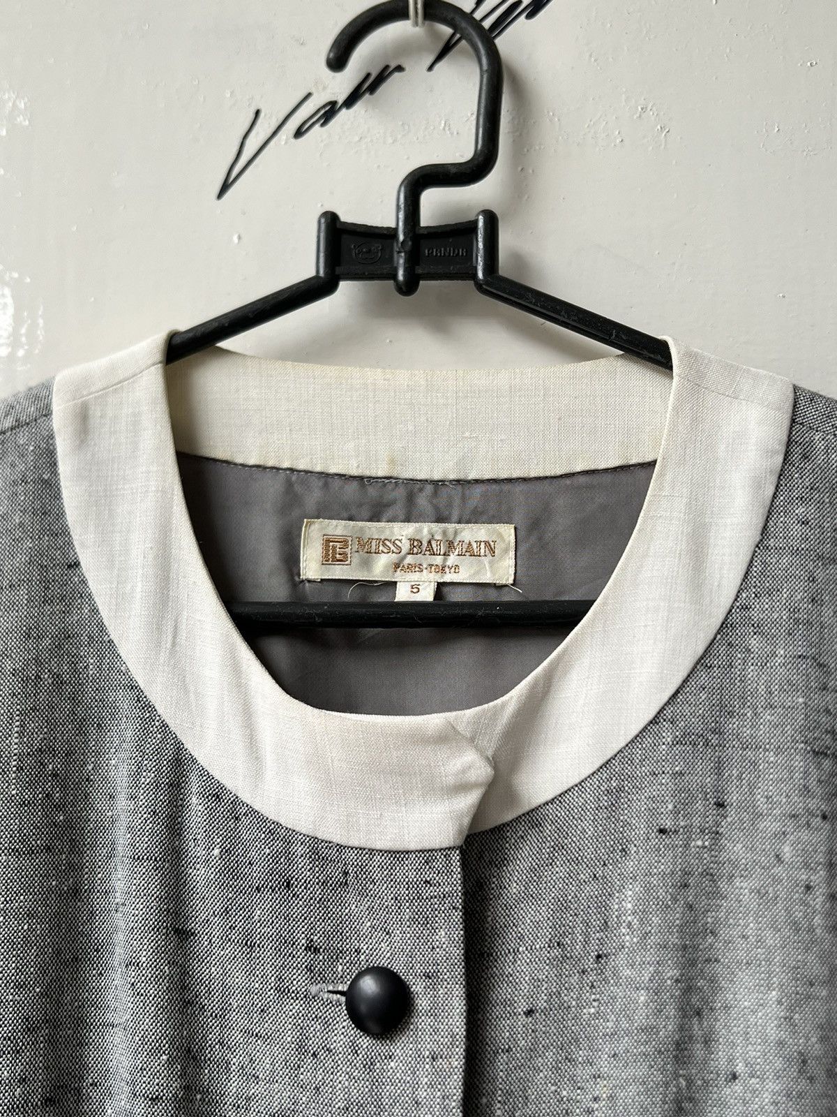Balmain Miss Balmain Grey Dress Size XS / US 0-2 / IT 36-38 - 5 Thumbnail