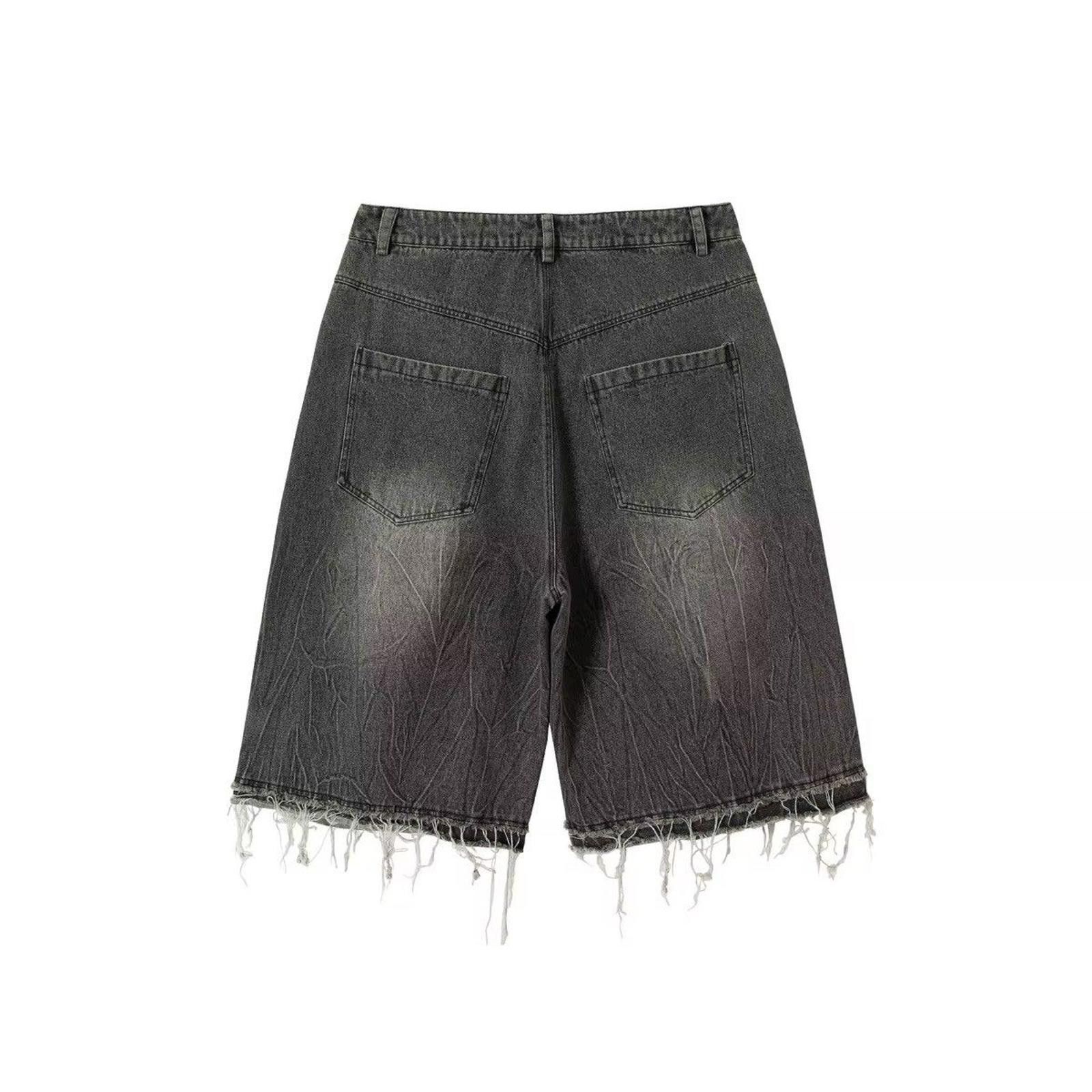 Jean Unique Anime Graphic Denim Shorts Size US 32 / EU 48 - 5 Thumbnail