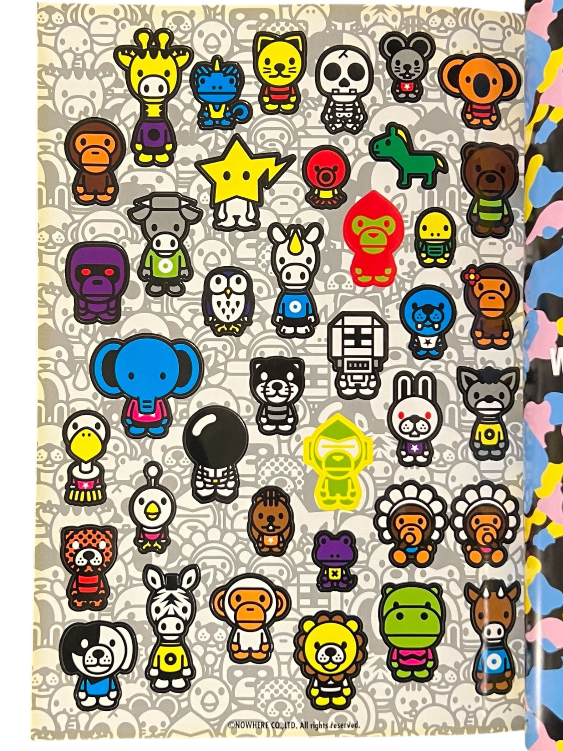 Bape 2006 BAPE Baby Milo BAPESTA STICKER SHEET Size ONE SIZE - 1 Preview
