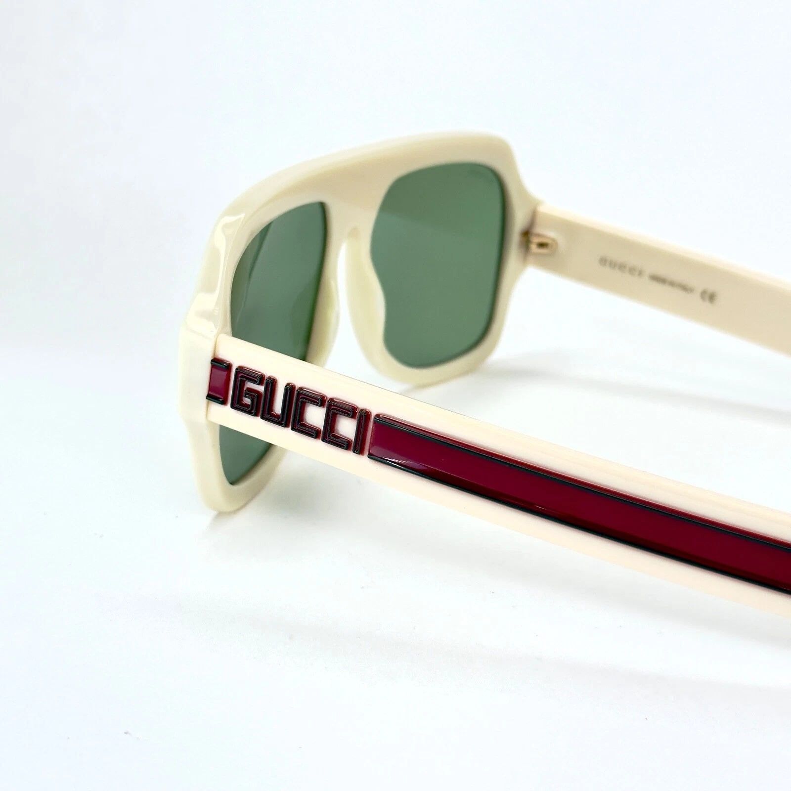 Gucci GUCCI GG0255S AUTHENTIC SEGA 0255 Green Sport Sunglasses 003 Size ONE SIZE - 5 Thumbnail