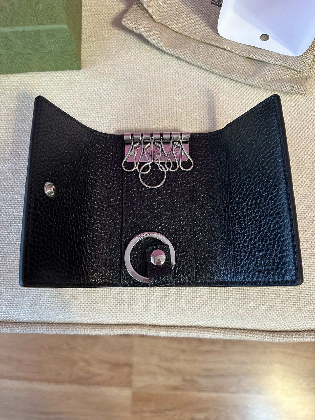 Gucci Gucci leather key card case wallet Size ONE SIZE - 2 Thumbnail