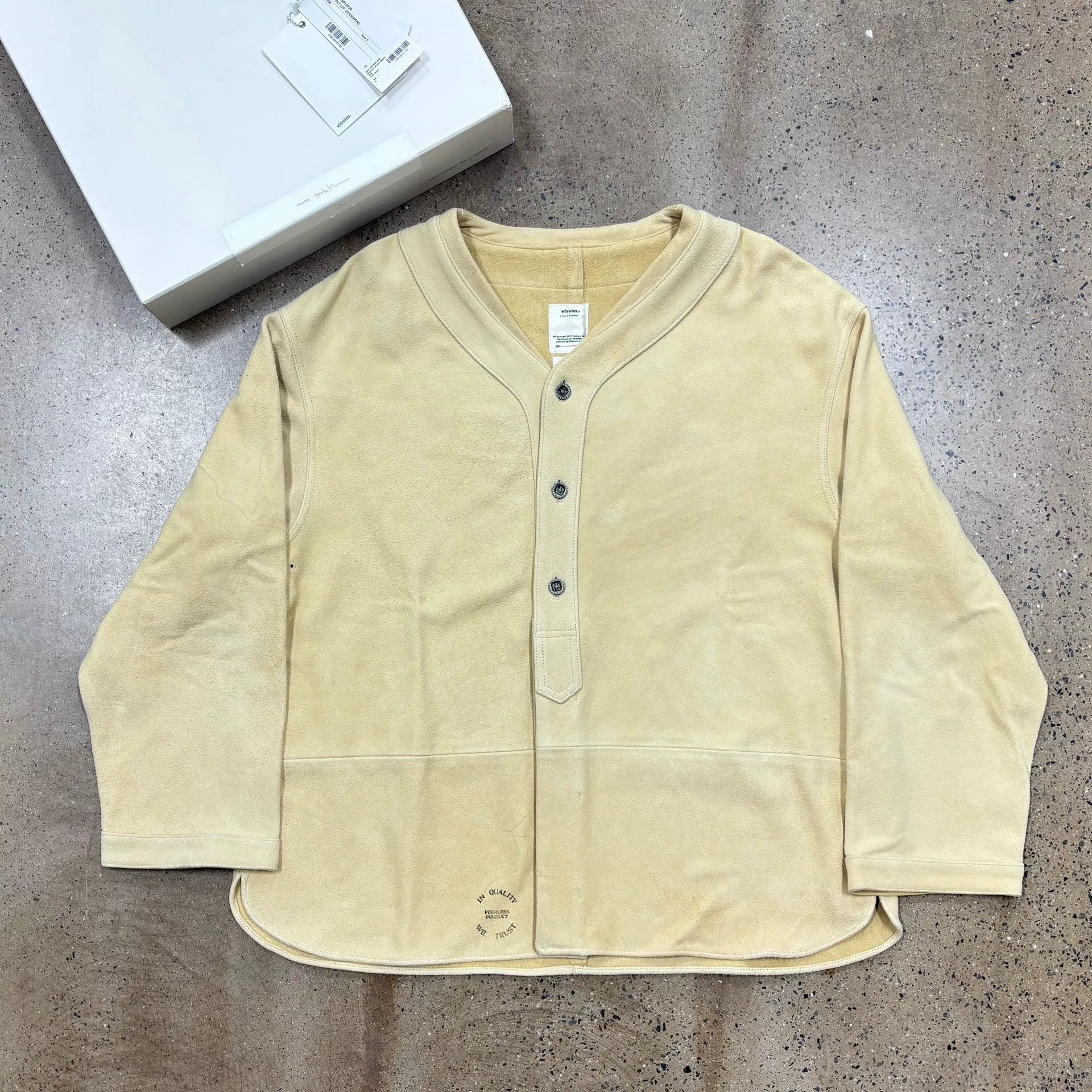 Visvim Dugout Jacket in Deerskin Leather