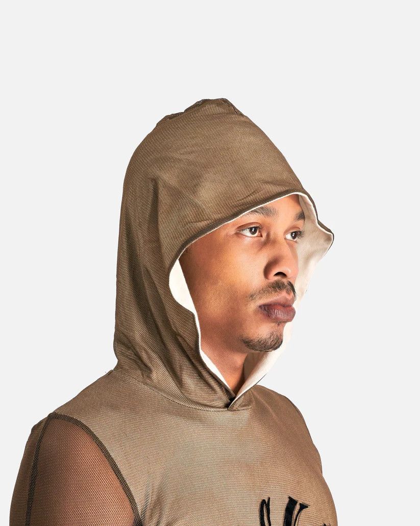 Acne Studios o1s1v1r1oon0925 Elope Spin Logo Hood in Brown Size US XL / EU 56 / 4 - 6 Thumbnail
