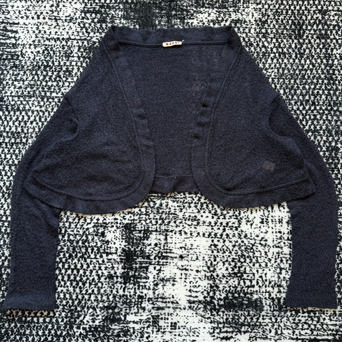 Marni Vintage Marni Mohair Knit Cardigan Size S / US 4 / IT 40 - 1 Thumbnail