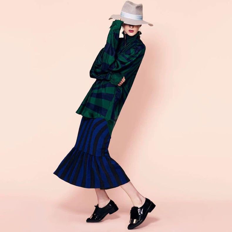 Other DRIES VAN NOTEN Striped skirt Size 26" / US 2 / IT 38 - 2 Thumbnail
