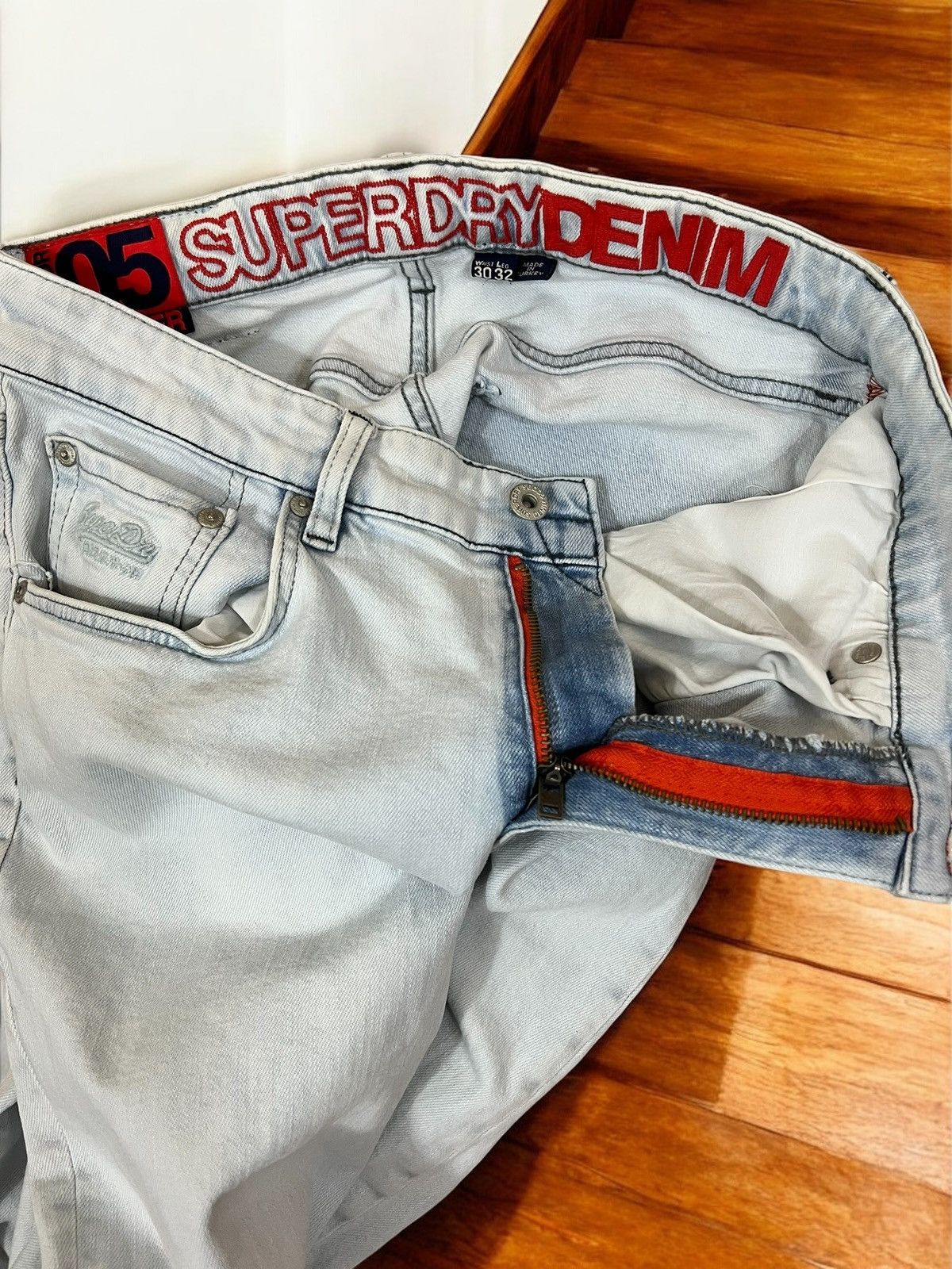 Superdry Superdry Conor 05 Taper light blue jeans size W30 L32 Size US 30 / EU 46 - 5 Thumbnail