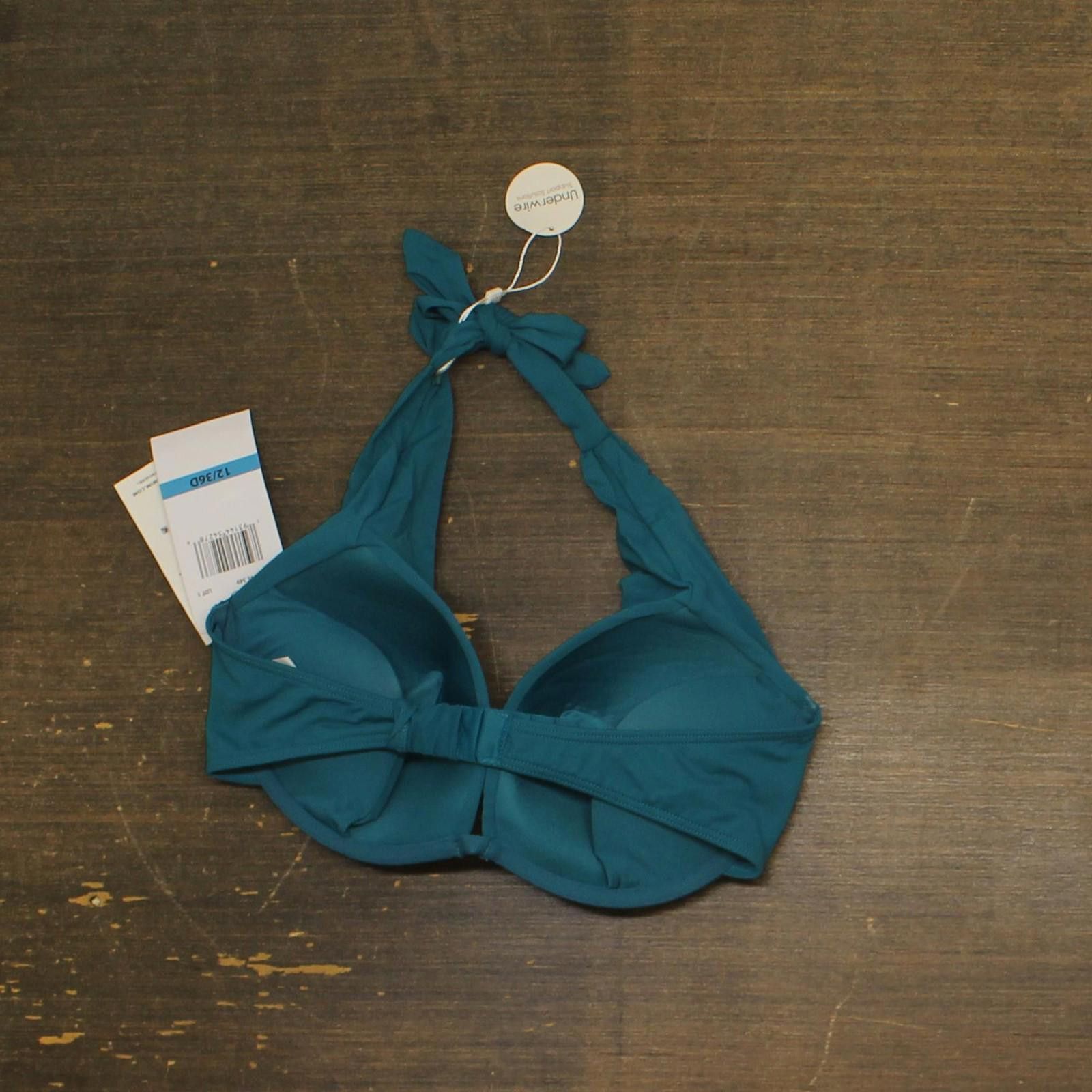 Other Contours By Coco Reef Up Bikini Swim Top Teal Blue 12 / 36d Size ONE SIZE - 2 Thumbnail