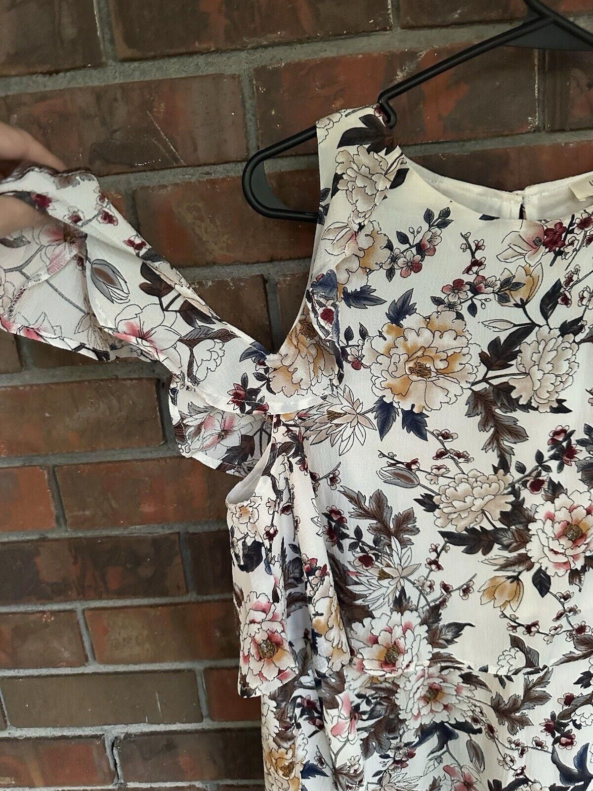 Designer womens umgee dresses large Cold Shoulder Floral Size L / US 10 / IT 46 - 2 Thumbnail