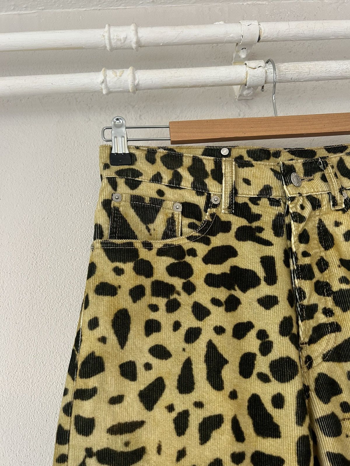Dries Van Noten Leopard Print Corduroy Pants Size US 30 / EU 46 - 3 Thumbnail