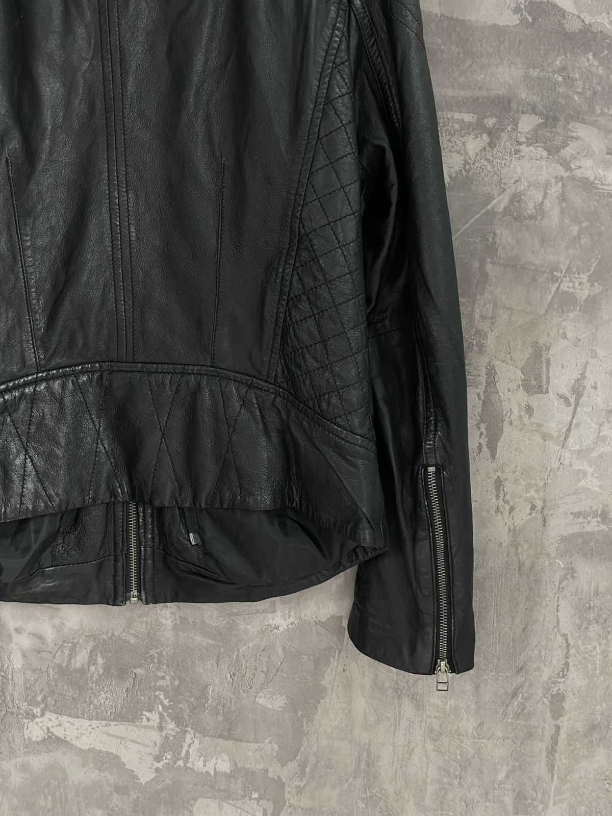 Hysteric Glamour Vintage Y2K Freaky Nation Black Woman Leather Jacket Size XL / US 12-14 / IT 48-50 - 7 Thumbnail