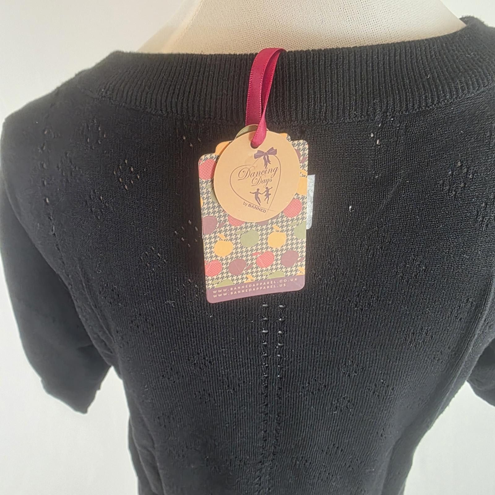 Other Banned Retro Crew Neck Sweater NWT Size XL / US 12-14 / IT 48-50 - 4 Thumbnail