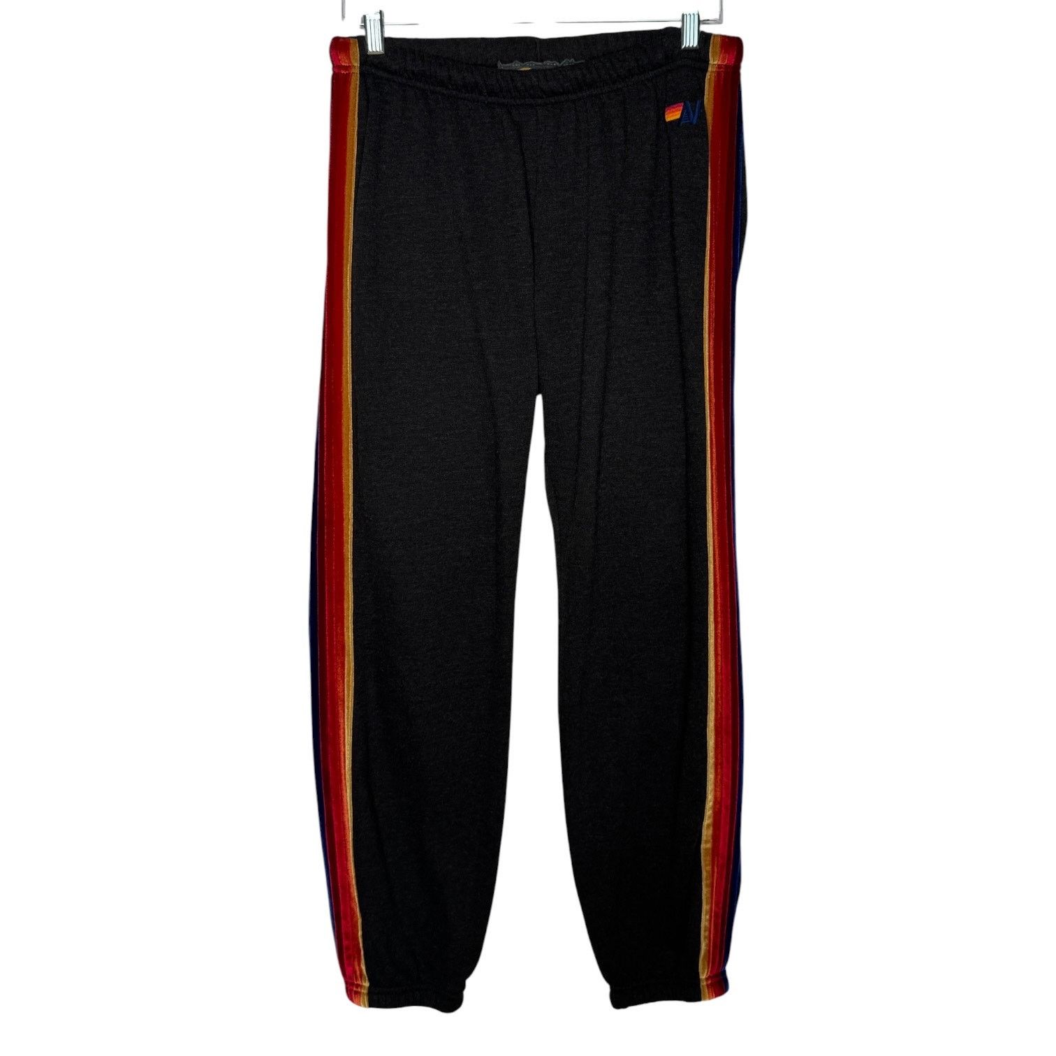 Aviator Nation 2010s Aviator Nation Rainbow Stripe Hoodie Jogger Set S/L Size S / US 4 / IT 40 - 3 Thumbnail