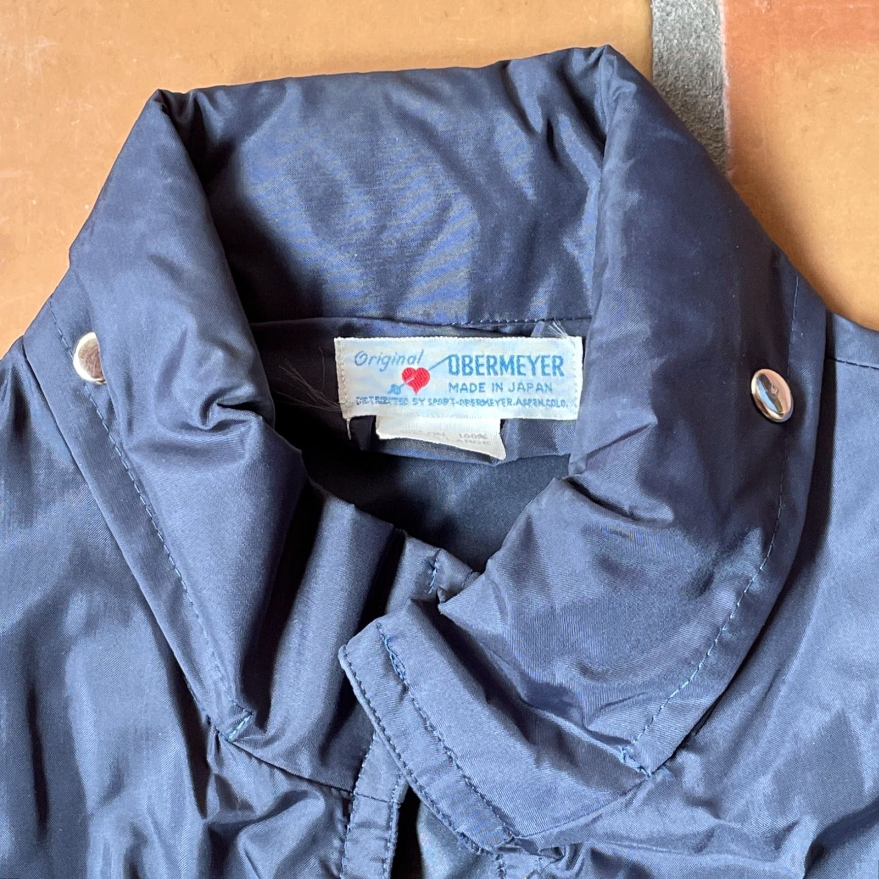 Obermeyer VINTAGE Obermeyer Blue Windbreaker Jacket Hood L Made In Japan Mens Size US L / EU 52-54 / 3 - 6 Thumbnail