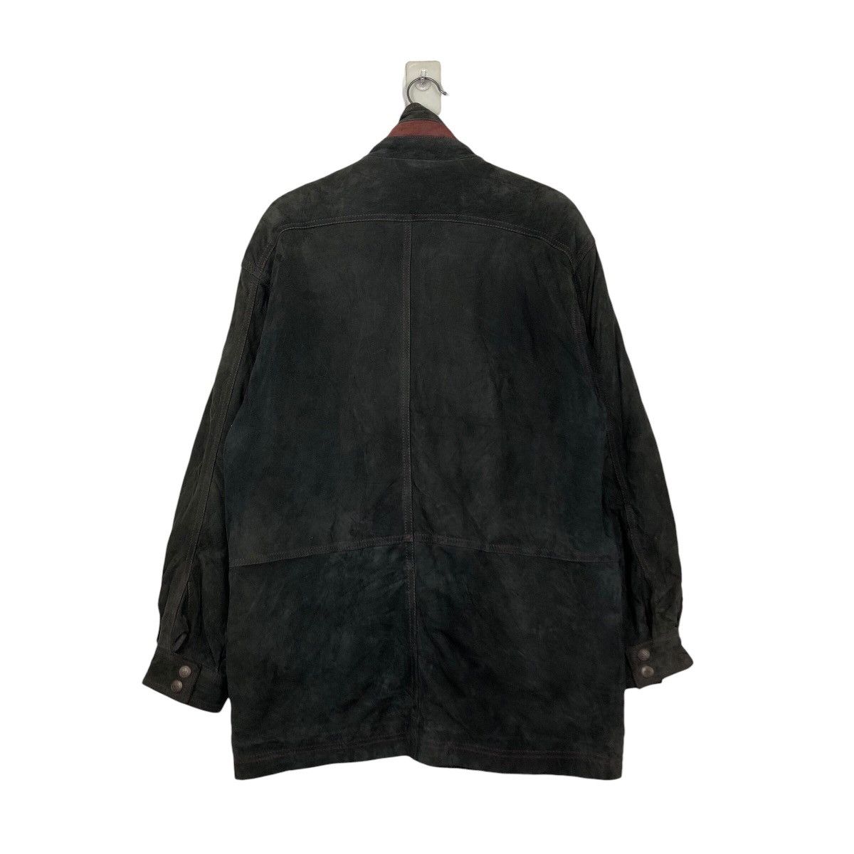 Japanese Brand × Vintage 📌Vintage Worker Hunting Leather Jacket Conceria Egeria Size US M / EU 48-50 / 2 - 9 Thumbnail
