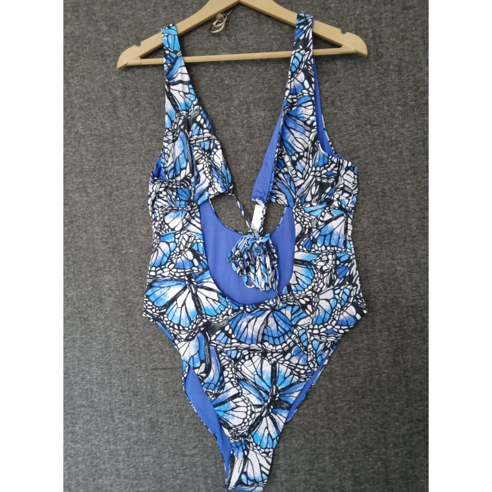 Triangl Toluca Swim One Piece Multicolor 3XL Triangle Waist Wrap Open Tummy Sexy Nylon Spandex Women Beach Size ONE SIZE - 2 Thumbnail