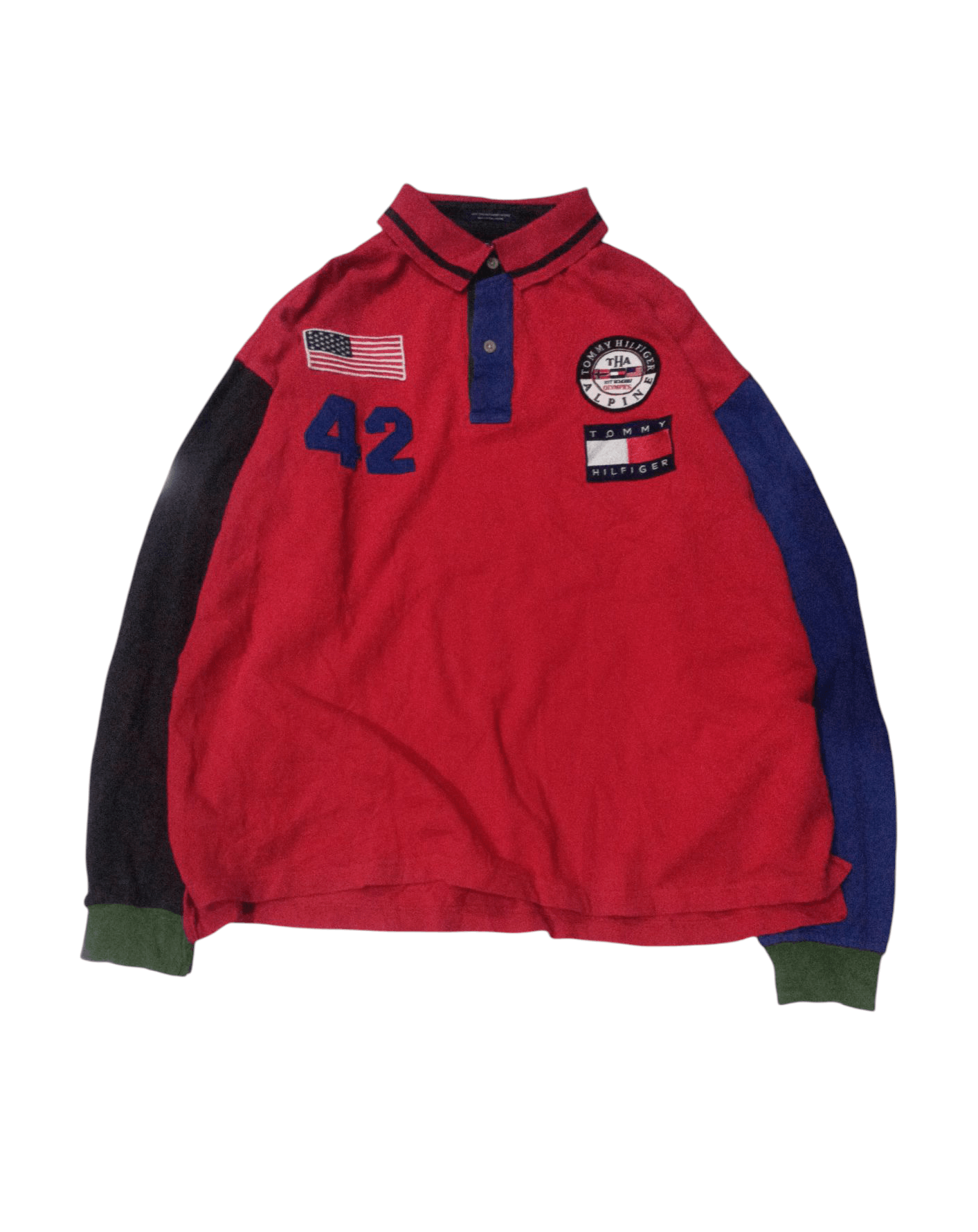 Tommy Hilfiger × Vintage TOMMY HILFIGER ALPINE GEAR x RUGBY SHIRT x VINTAGE Size US M / EU 48-50 / 2 - 1 Thumbnail