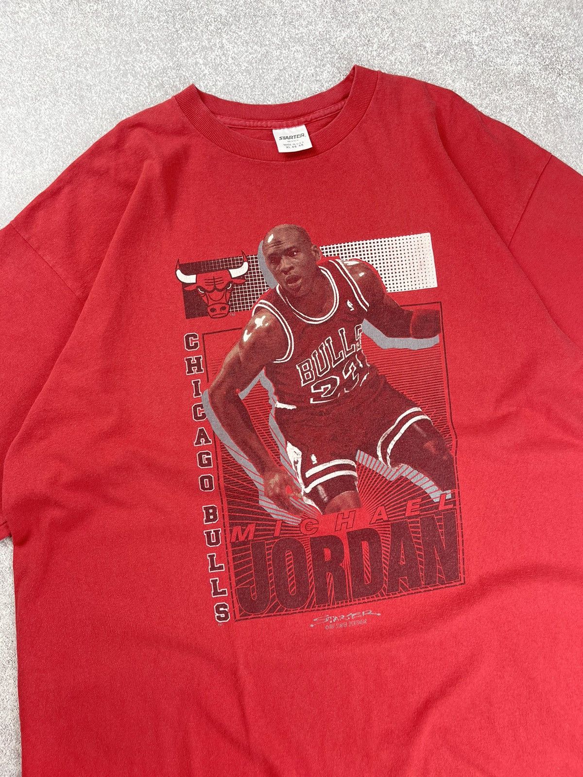 Jordan Brand Vintage 1991 Michael Jordan Chicago Bulls NBA Starter Shirt Size US XL / EU 56 / 4 - 3 Thumbnail