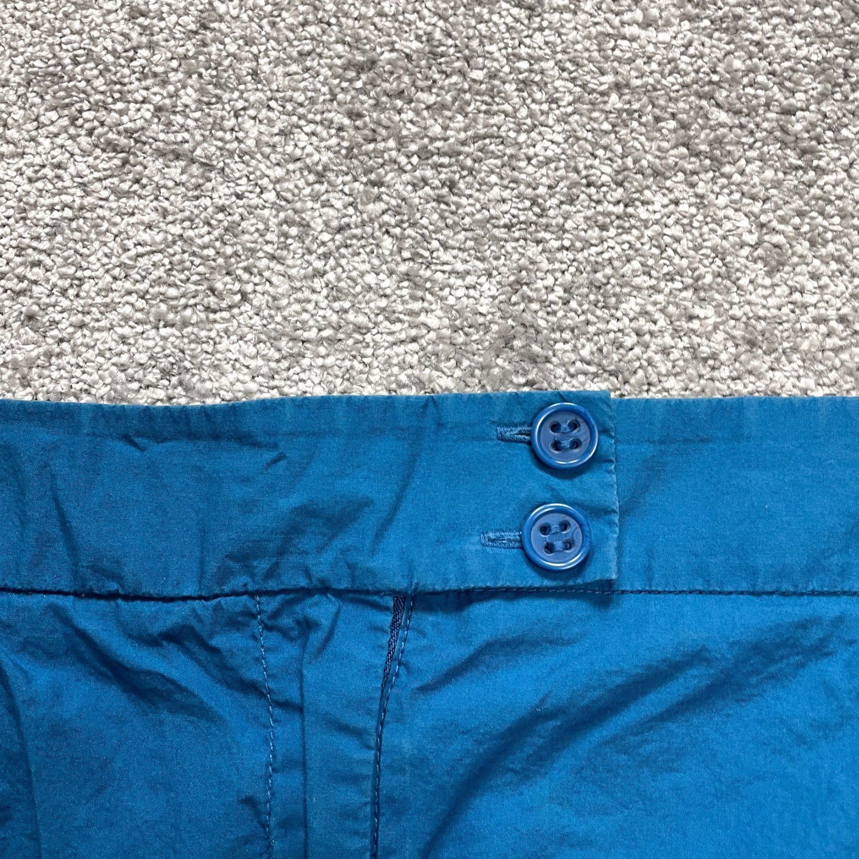 Vintage VINTAGE? No. New york and Co Bermuda Shorts Womens 18 Blue Cotton Casual Ladies 3" Inseam Size 27" / US 4 / IT 40 - 6 Thumbnail